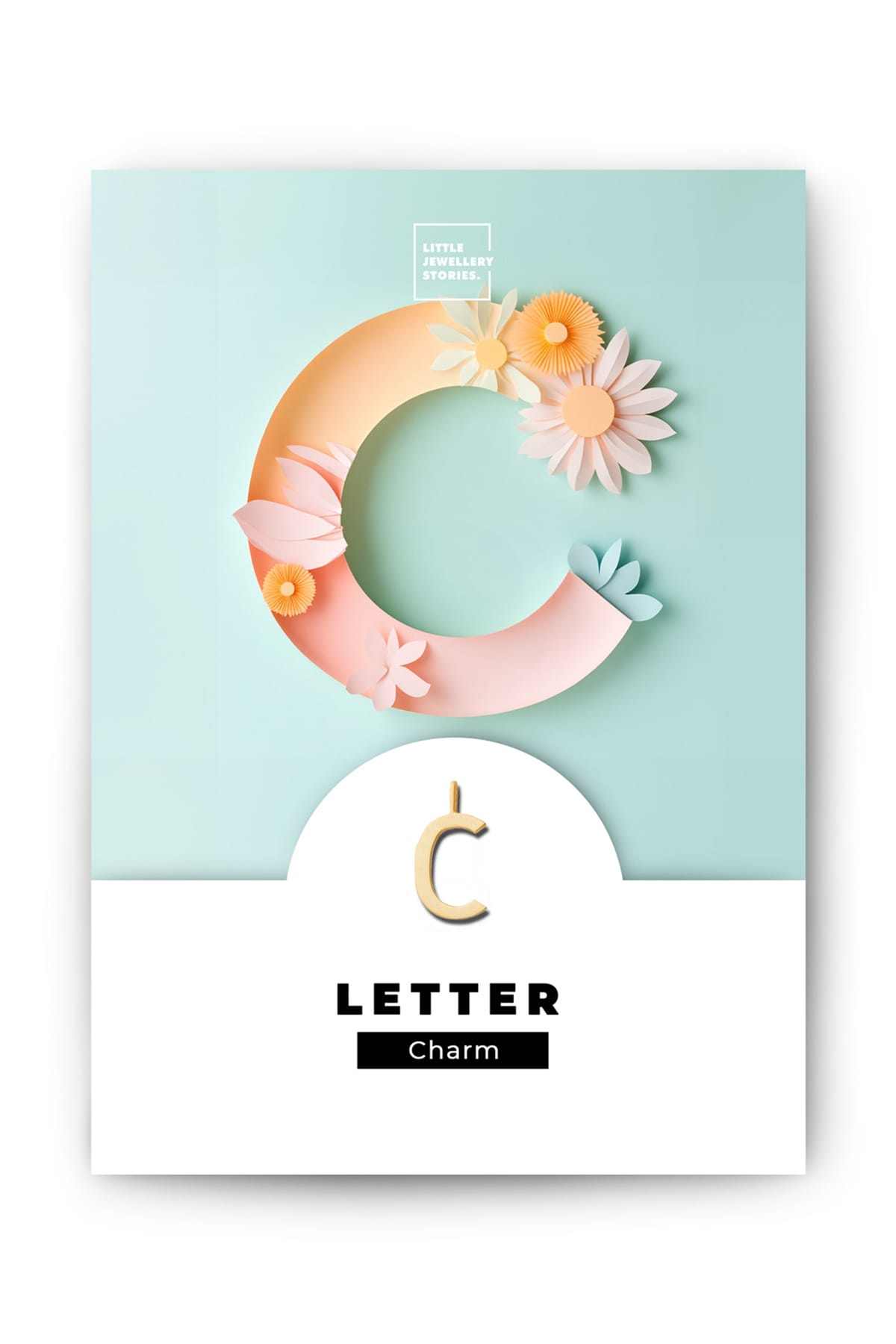 Anhänger Letter Charm C gold Anhänger Little Jewellery Stories