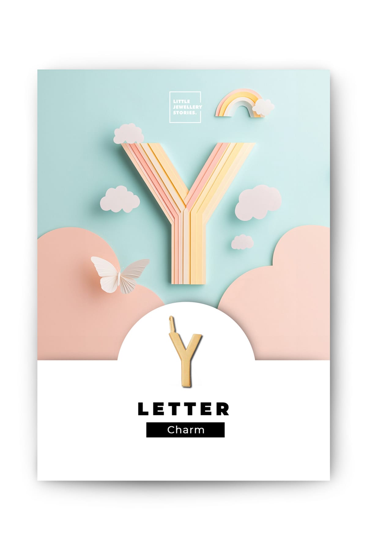 Anhänger Letter Charm Y gold Anhänger Little Jewellery Stories