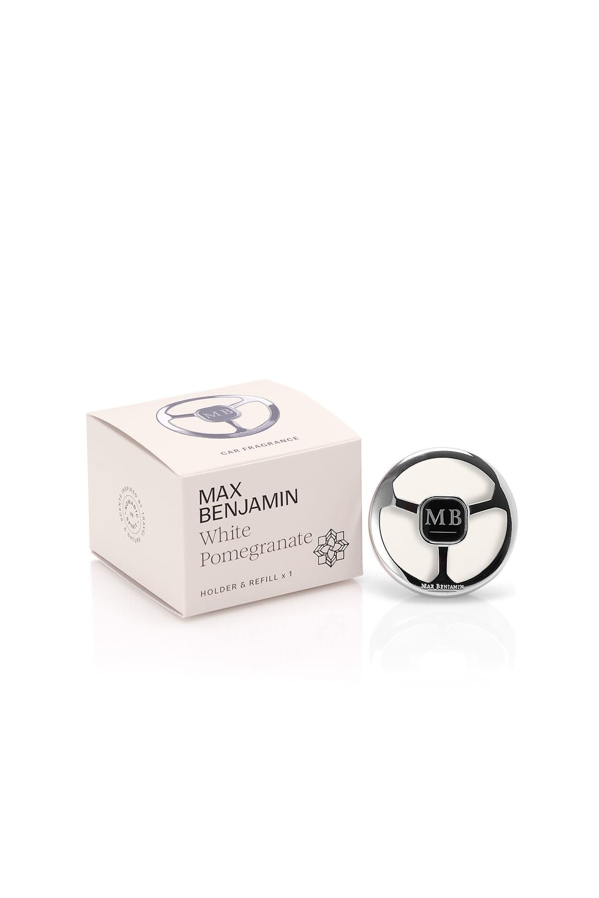 Autoduft Car Fragrance White Pomegranate Duftkarten Max Benjamin