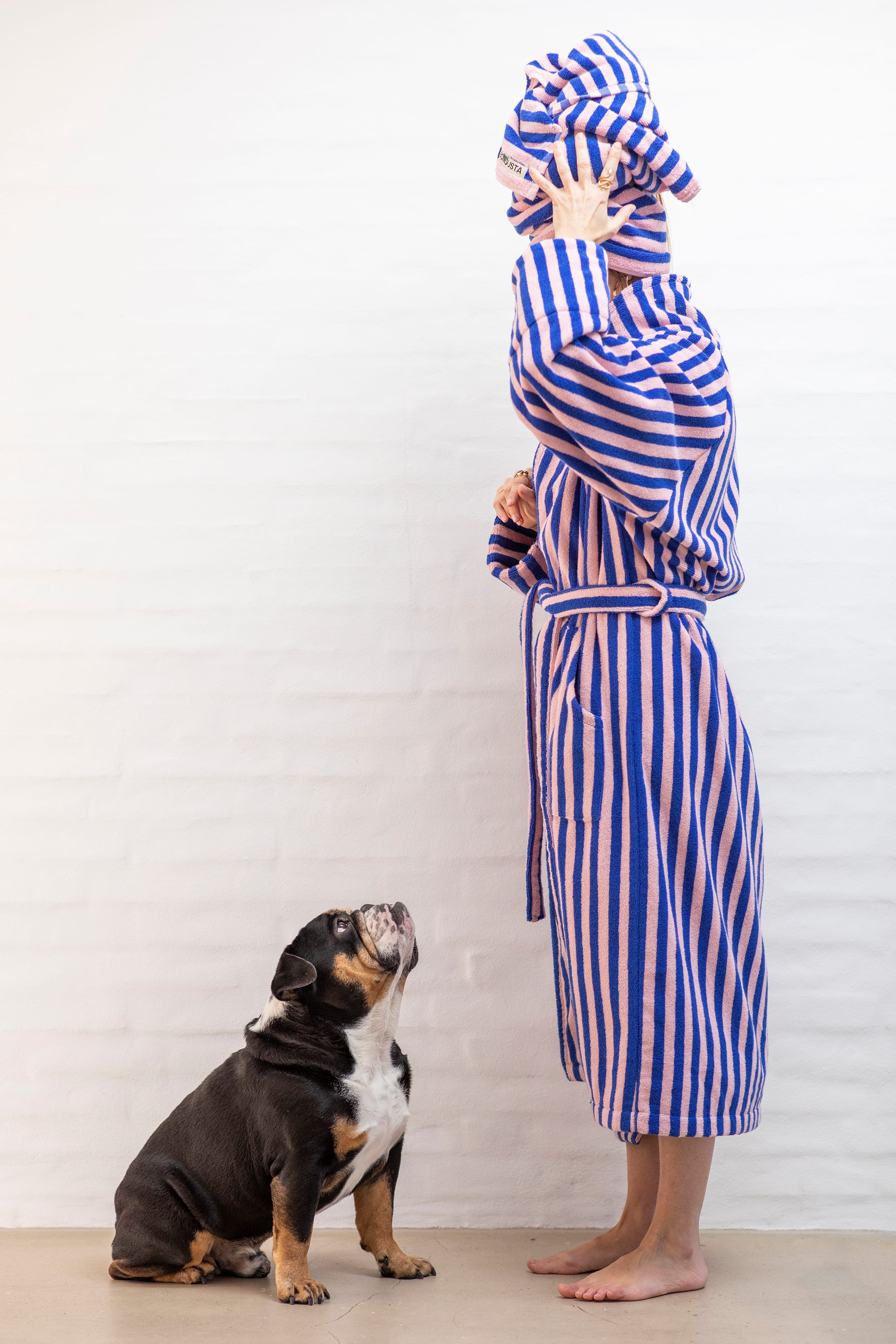 Bademantel NARAM Dazzling Blue & Rose Bademantel Bongusta