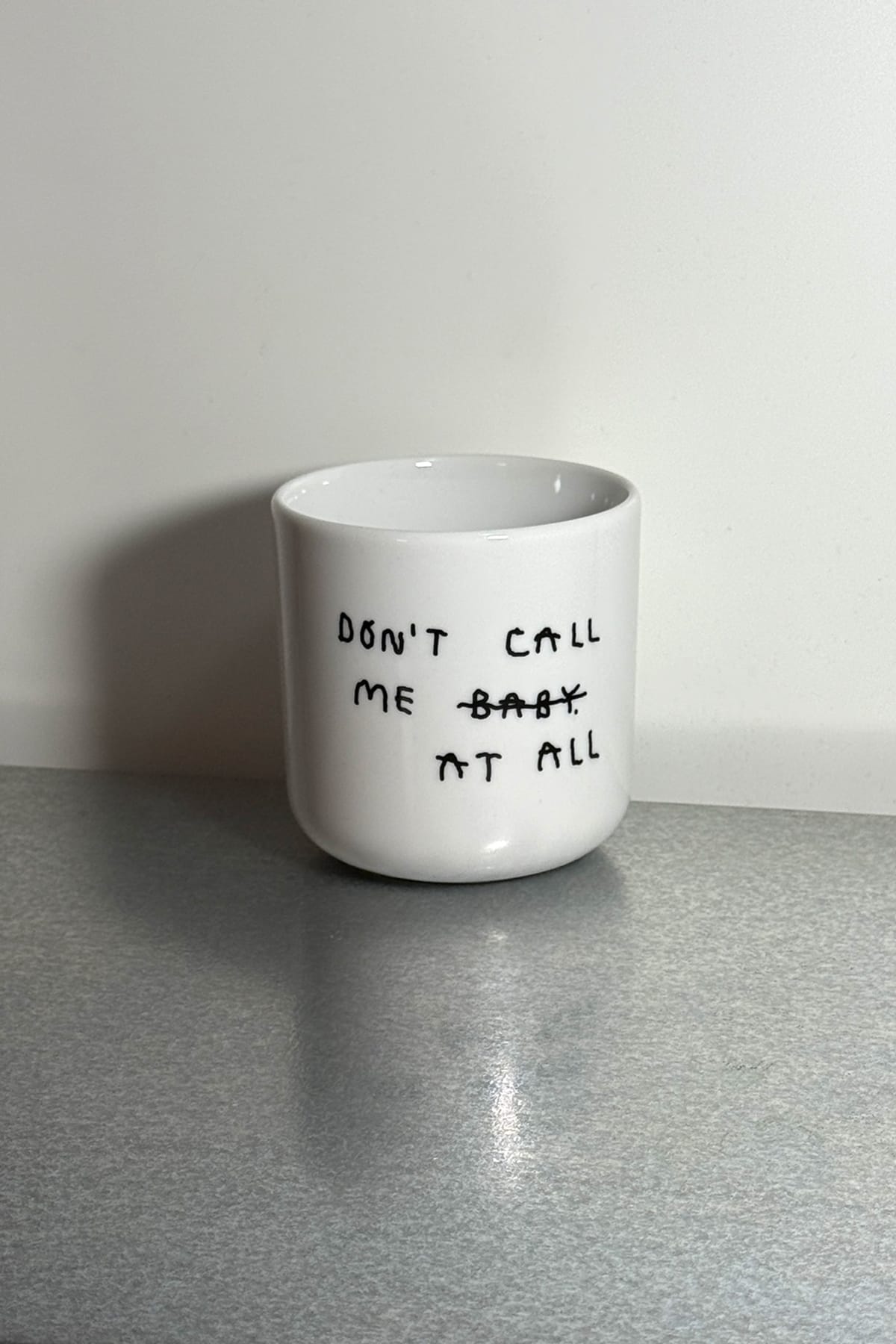 Becher Don't call me at all Becher YAHYA STUDIO