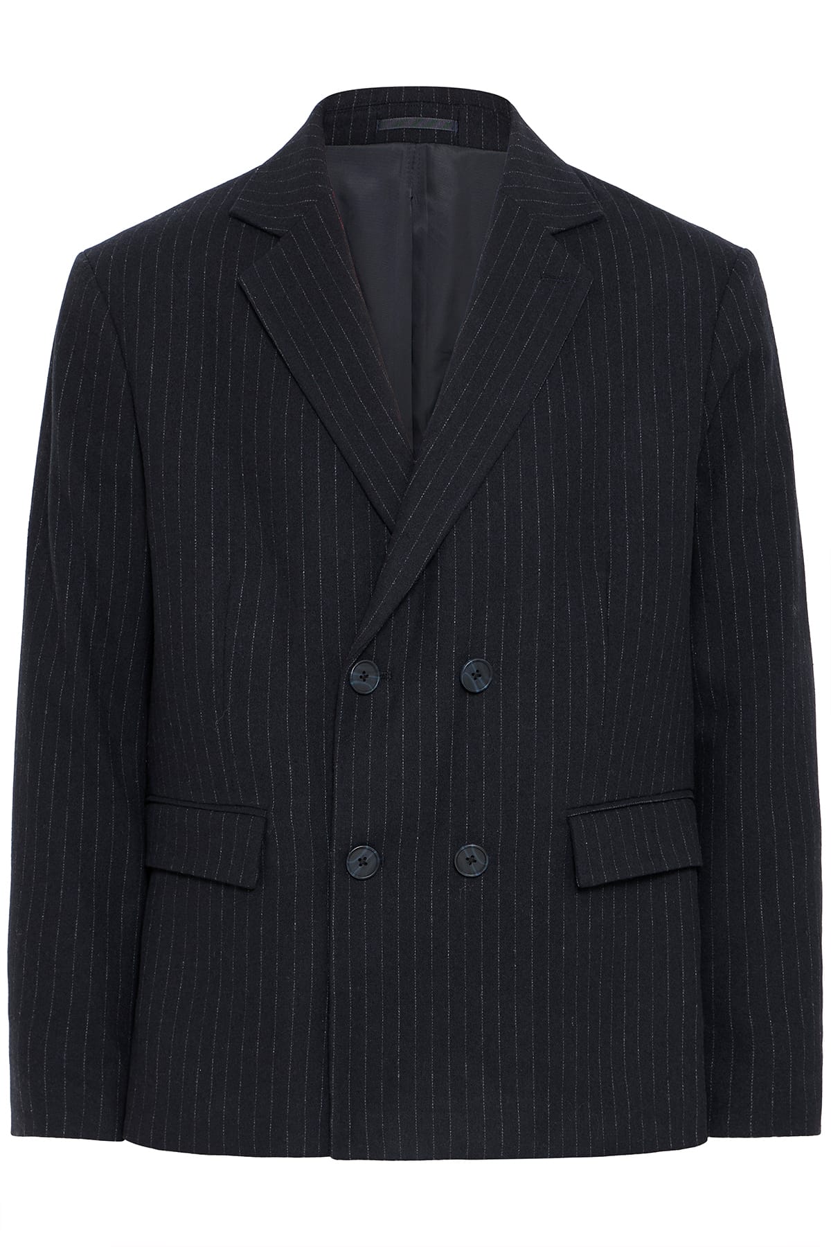 Blazer CFALBY 0240 PINSTRIPED BLAZER Dark Navy Blazer Casual Friday