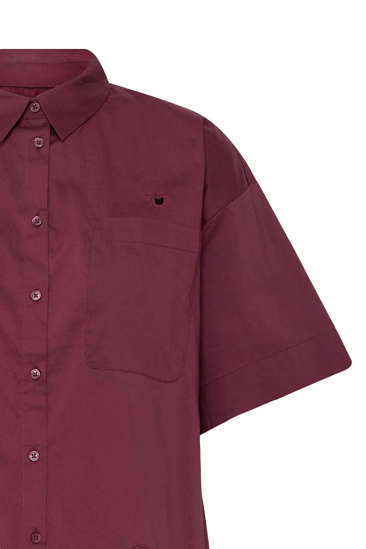Bluse IHLELAYA SH Vineyard Wine Bluse ICHI