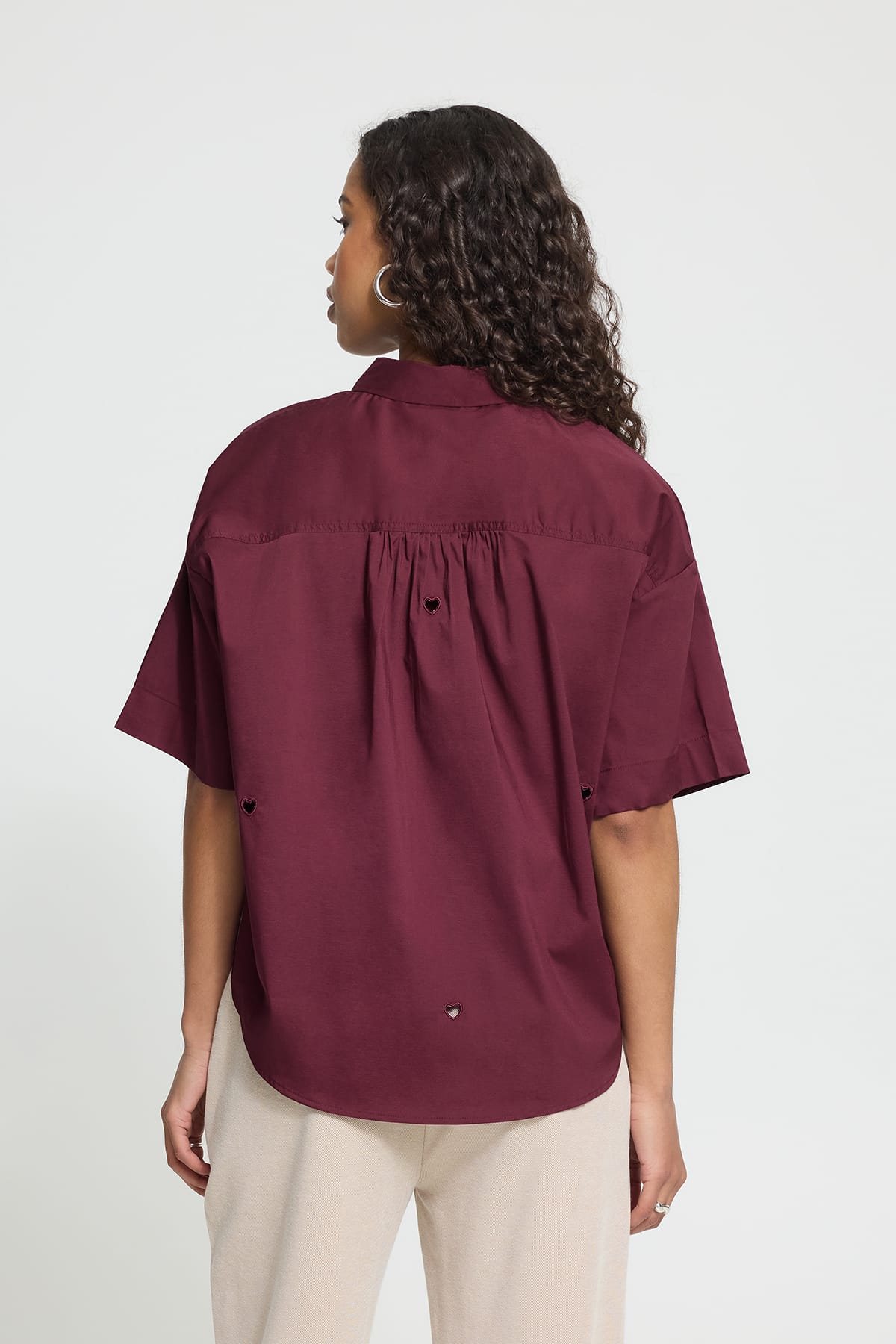 Bluse IHLELAYA SH Vineyard Wine Bluse ICHI