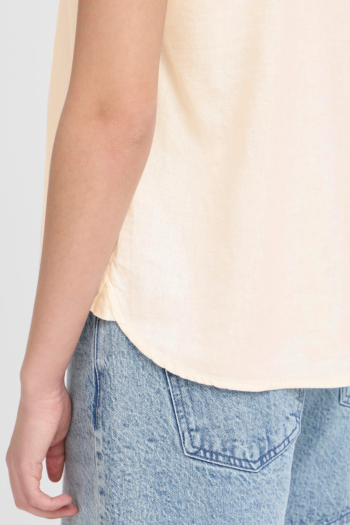 Bluse IHLINNO SS Natural Ecru Bluse ICHI