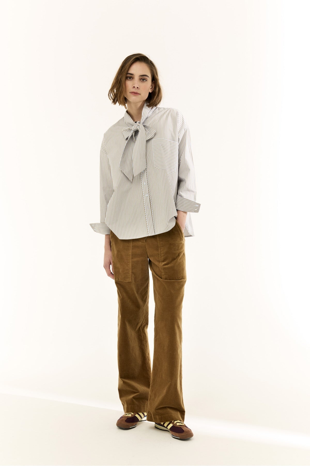 Bluse Jody Blue/brown stripes Bluse JC Sophie
