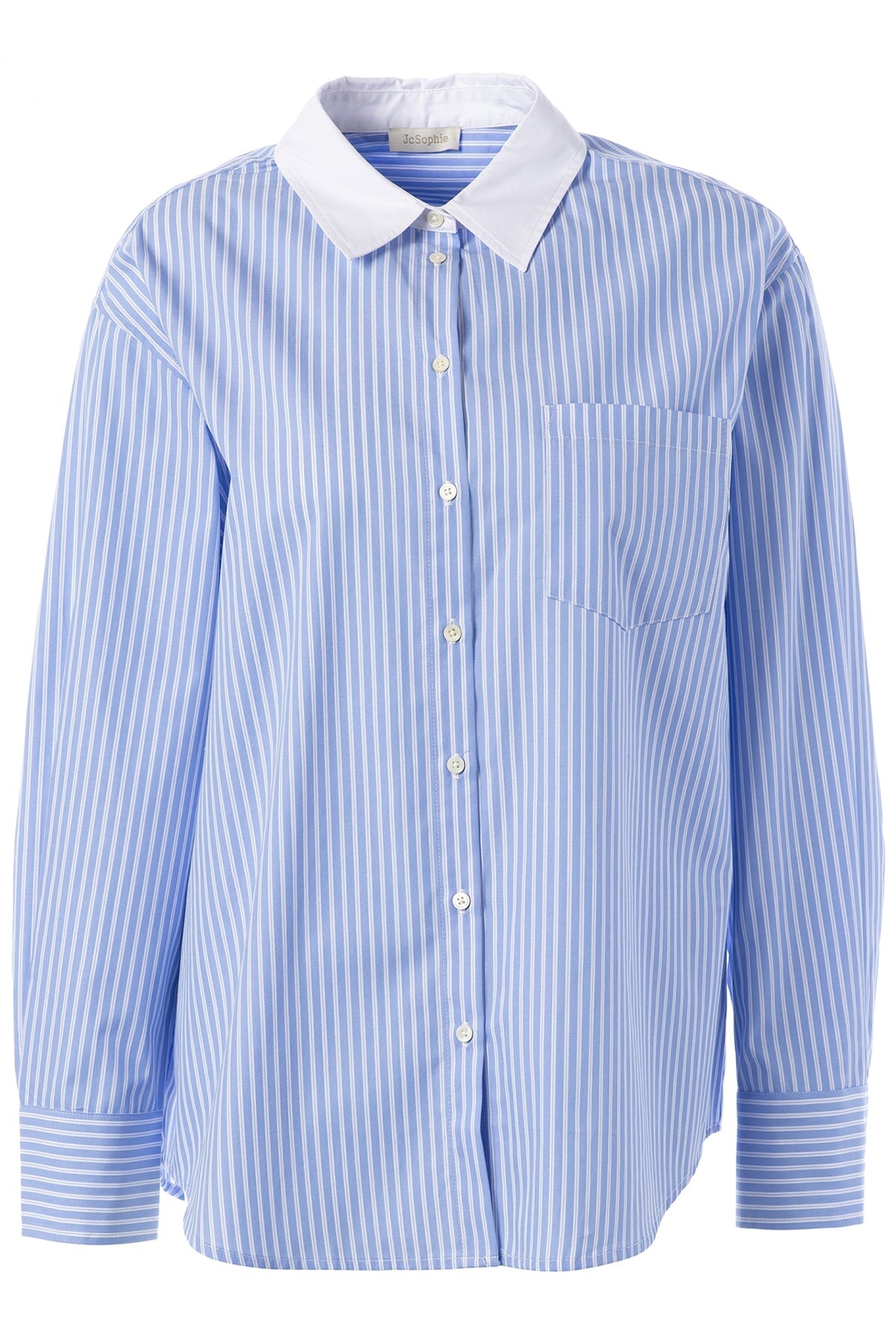 Bluse Karole Light blue stripes Bluse JC Sophie