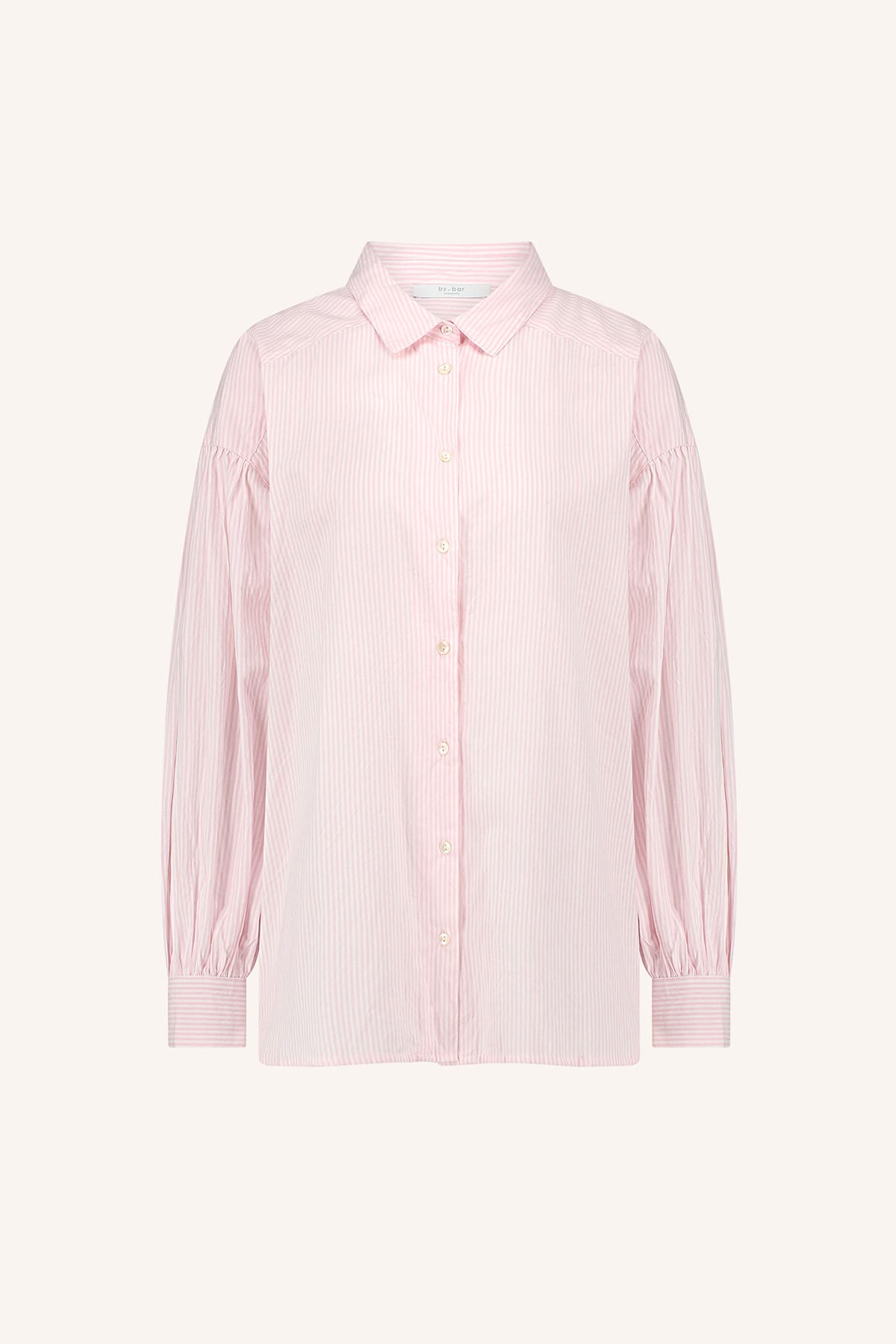 Bluse Sarah pink pinstripe Bluse By Bar