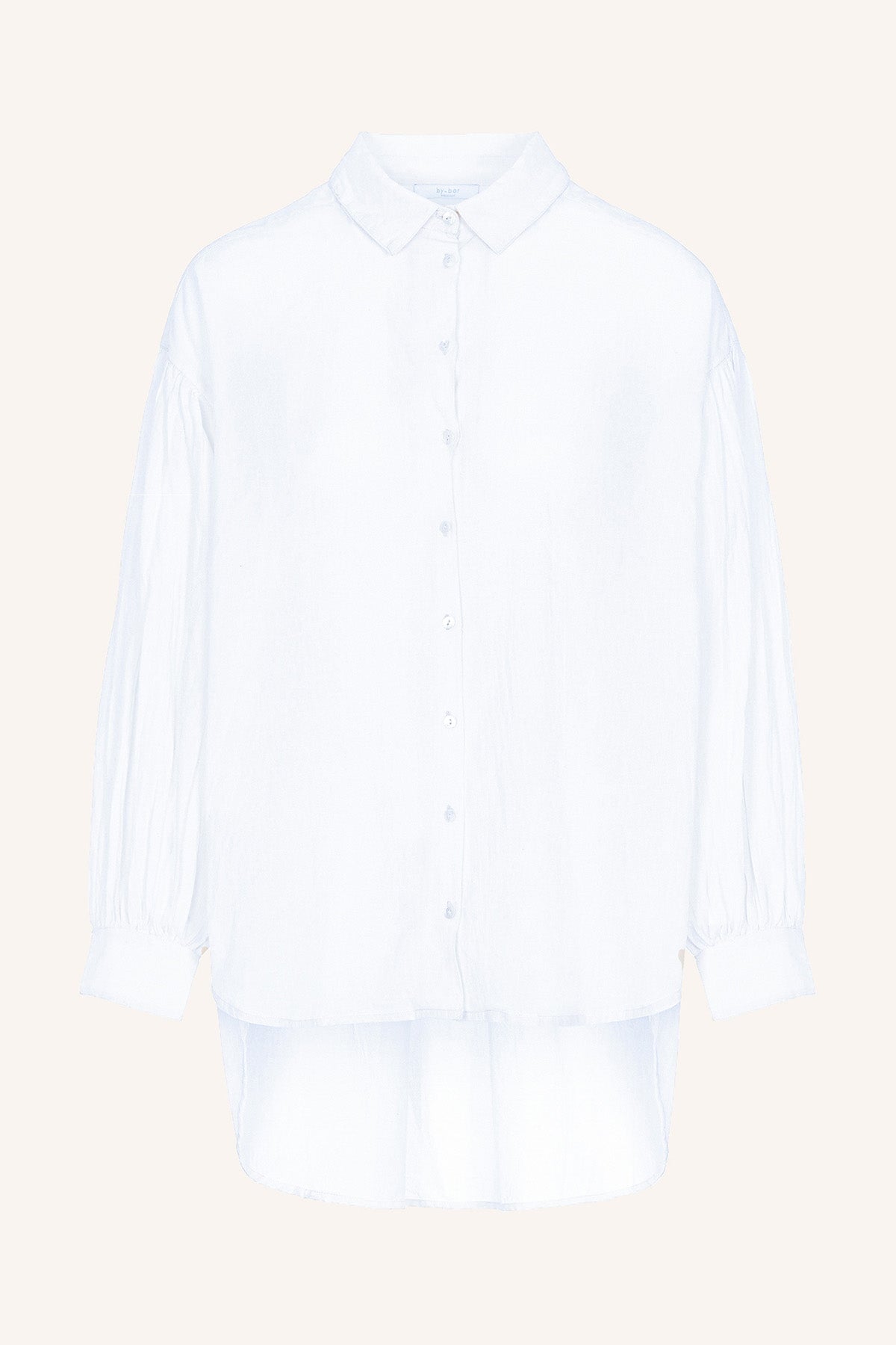 Bluse sarah poplin white Bluse By Bar