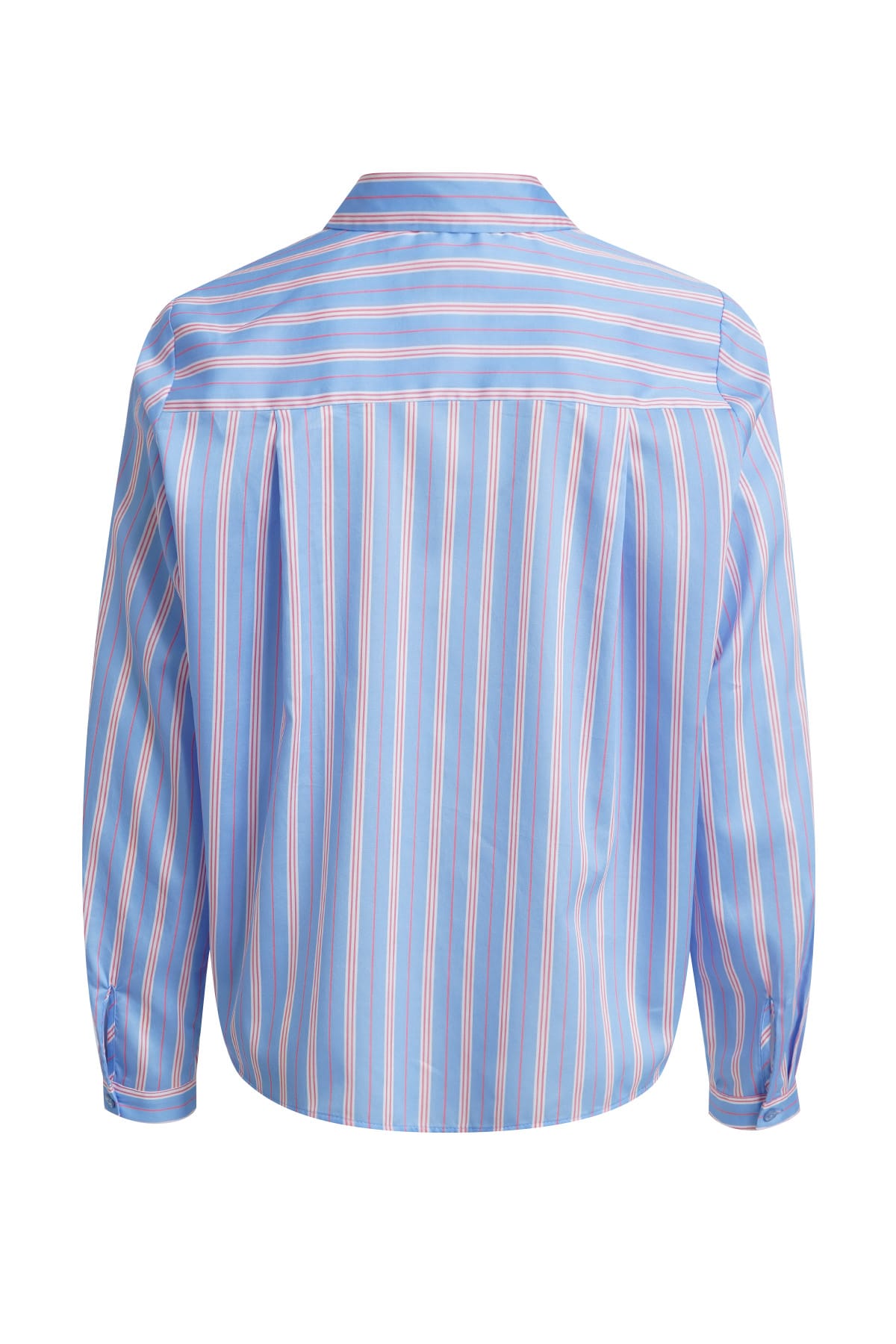Bluse w bows at placket 1/1 sleeve cornflower print Bluse Milano