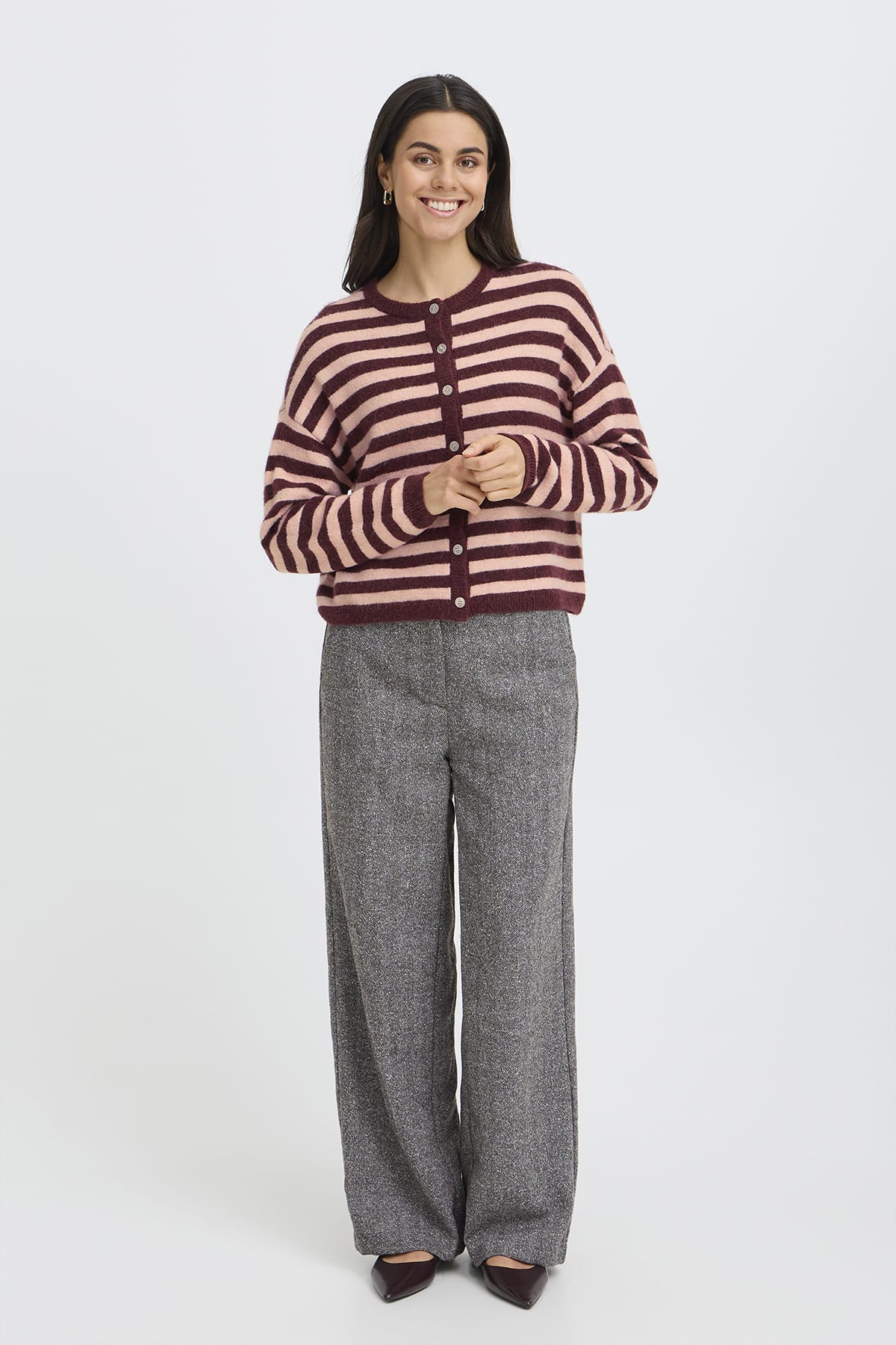Cardigan FRIDAA CAR 1 PORT-ROYAL STRIPE Cardigan Fransa