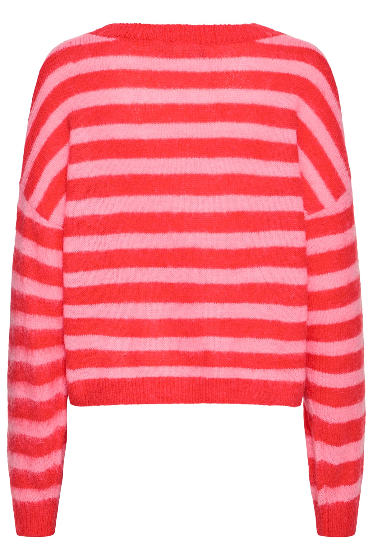 Cardigan IHBLUSH CA POINSETTIA W PINK STRIPE Cardigan ICHI