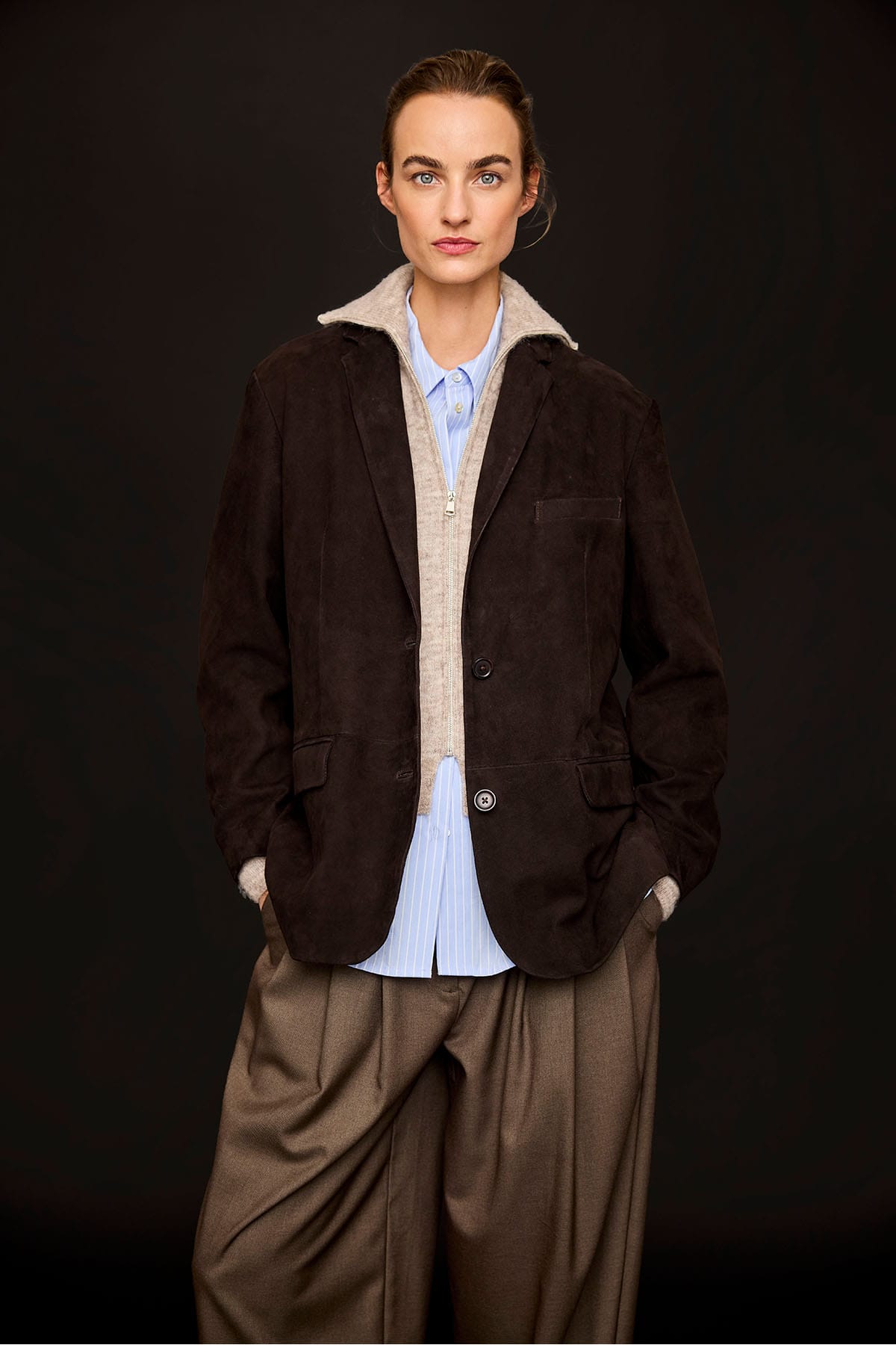 Cardigan Pine Mushroom Cardigan JC Sophie