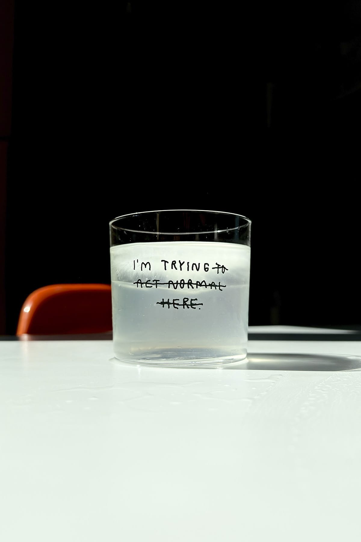 Glas I´m trying Glas YAHYA STUDIO