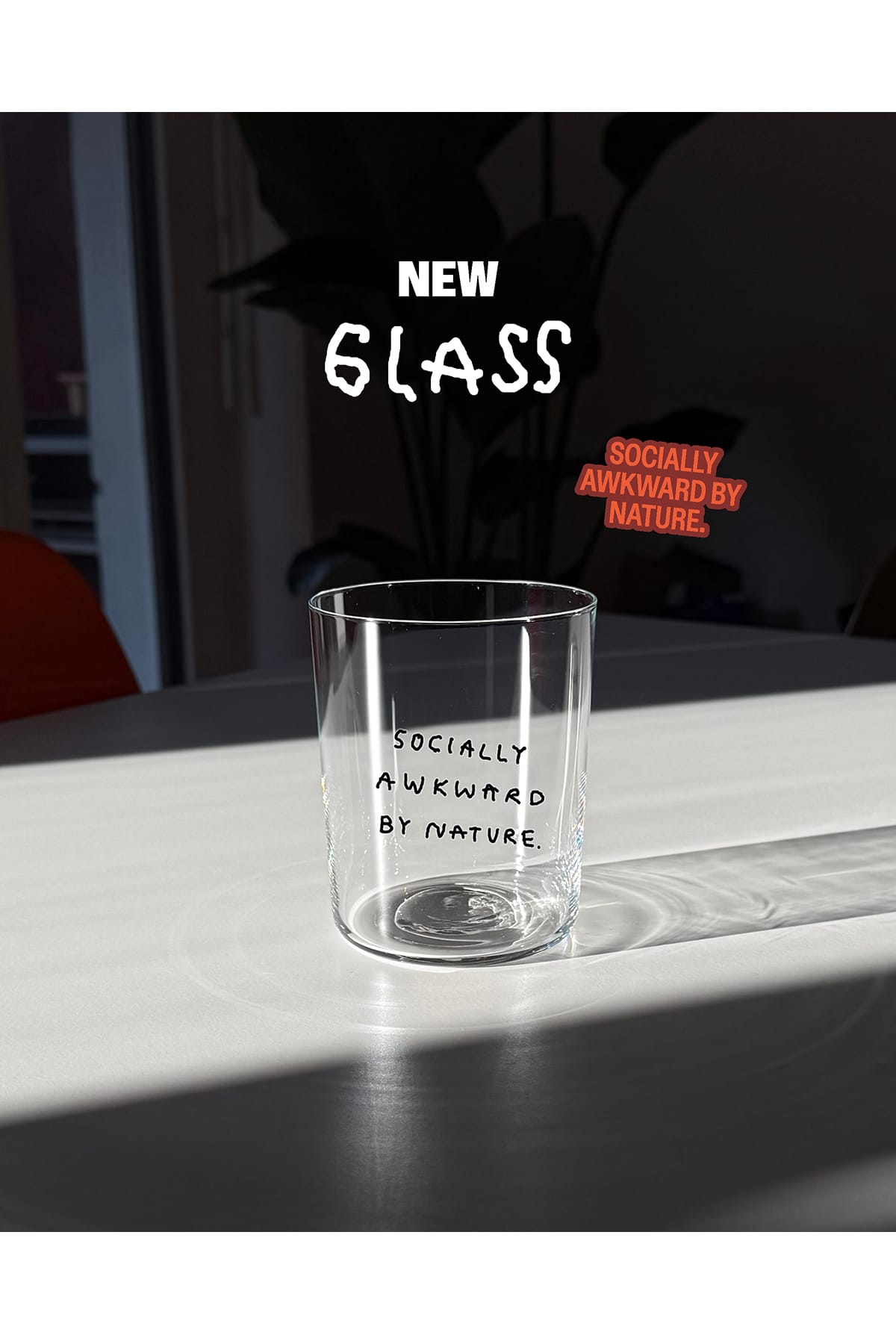 Glas Socially Awkward (Large) Glas YAHYA STUDIO