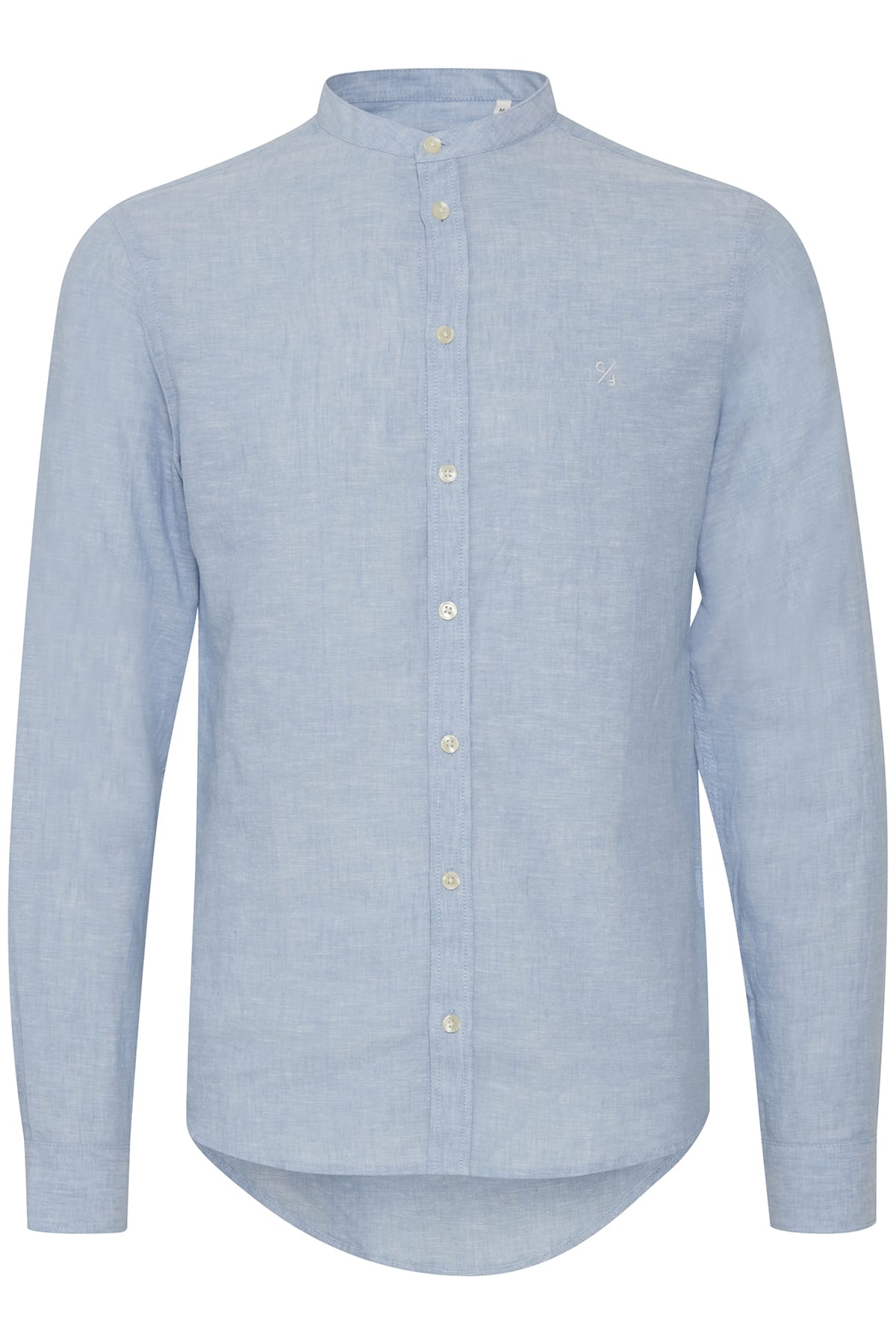 Hemd CFANTON 0053 CC LS linen mix Silver Lake Blue Hemd Casual Friday