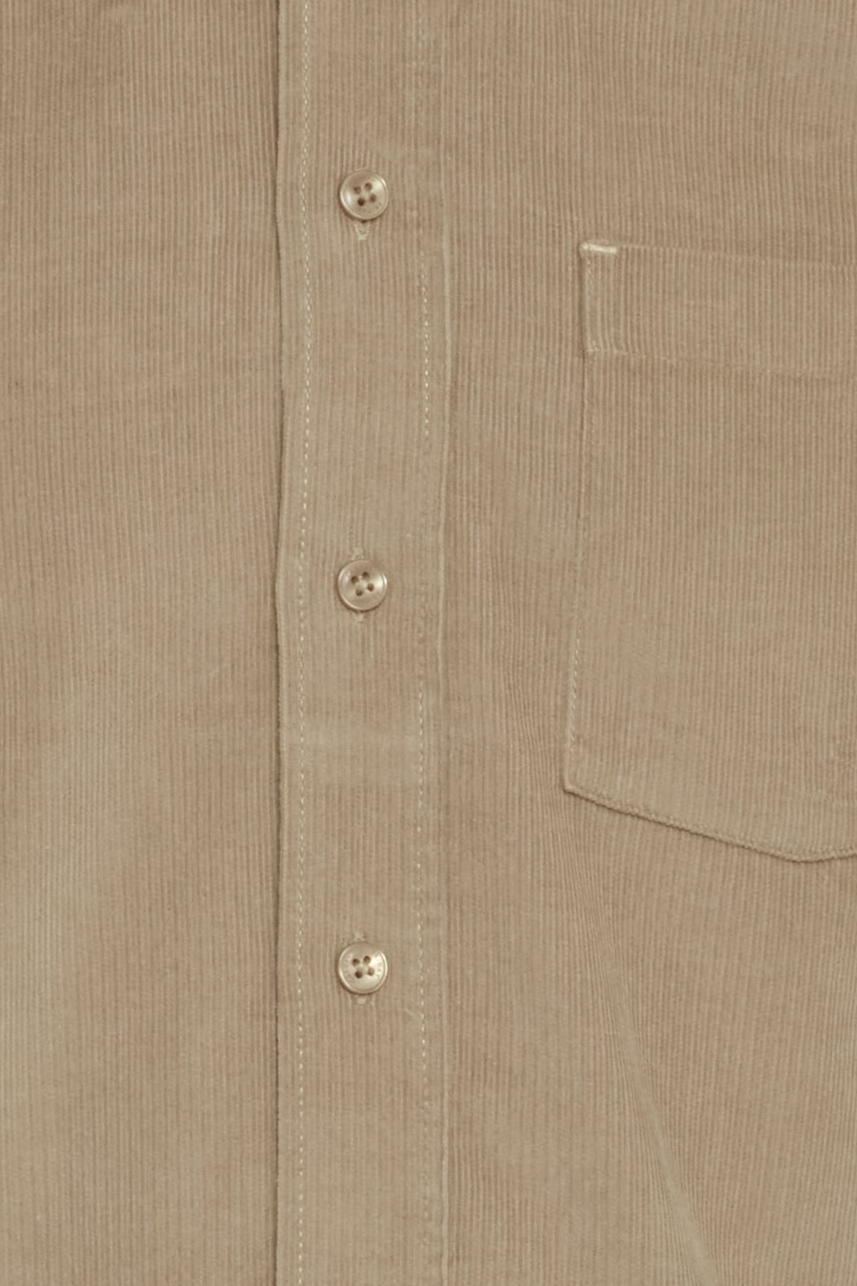 Hemd CFANTON LS BD baby cord shirt Roasted Cashew Hemd Casual Friday