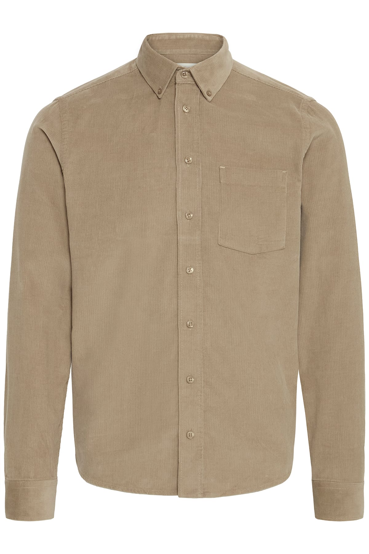 Hemd CFANTON LS BD baby cord shirt Roasted Cashew Hemd Casual Friday