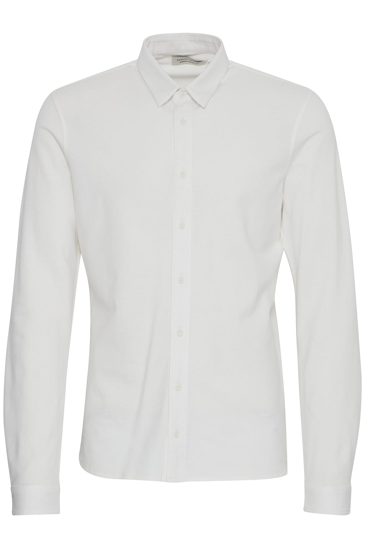 Hemd CFArthur LS BU jersey piquet shirt Snow White Hemd Casual Friday