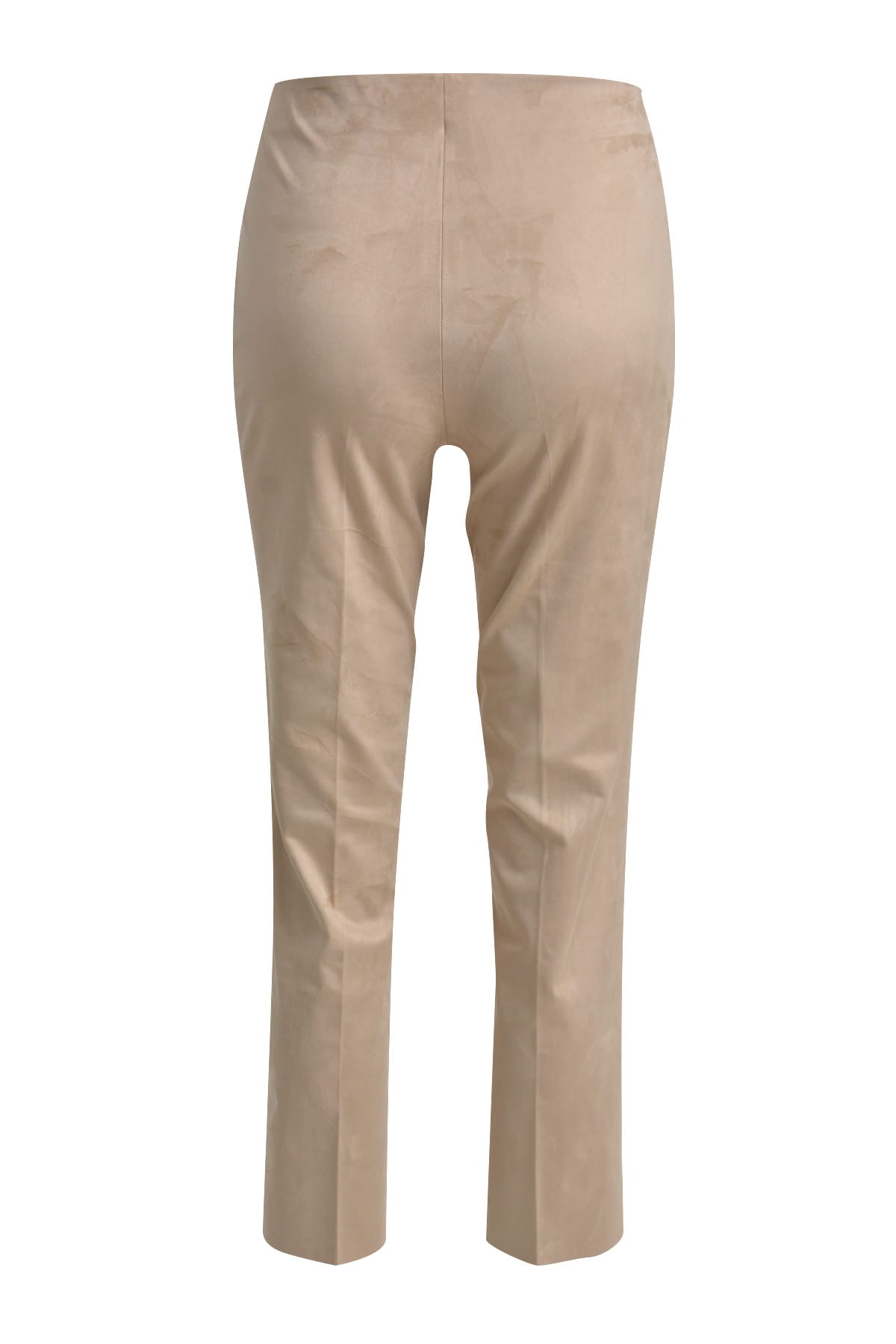 Hose aus Wildlederimitat mit elastischem Bund cream Hose Milano