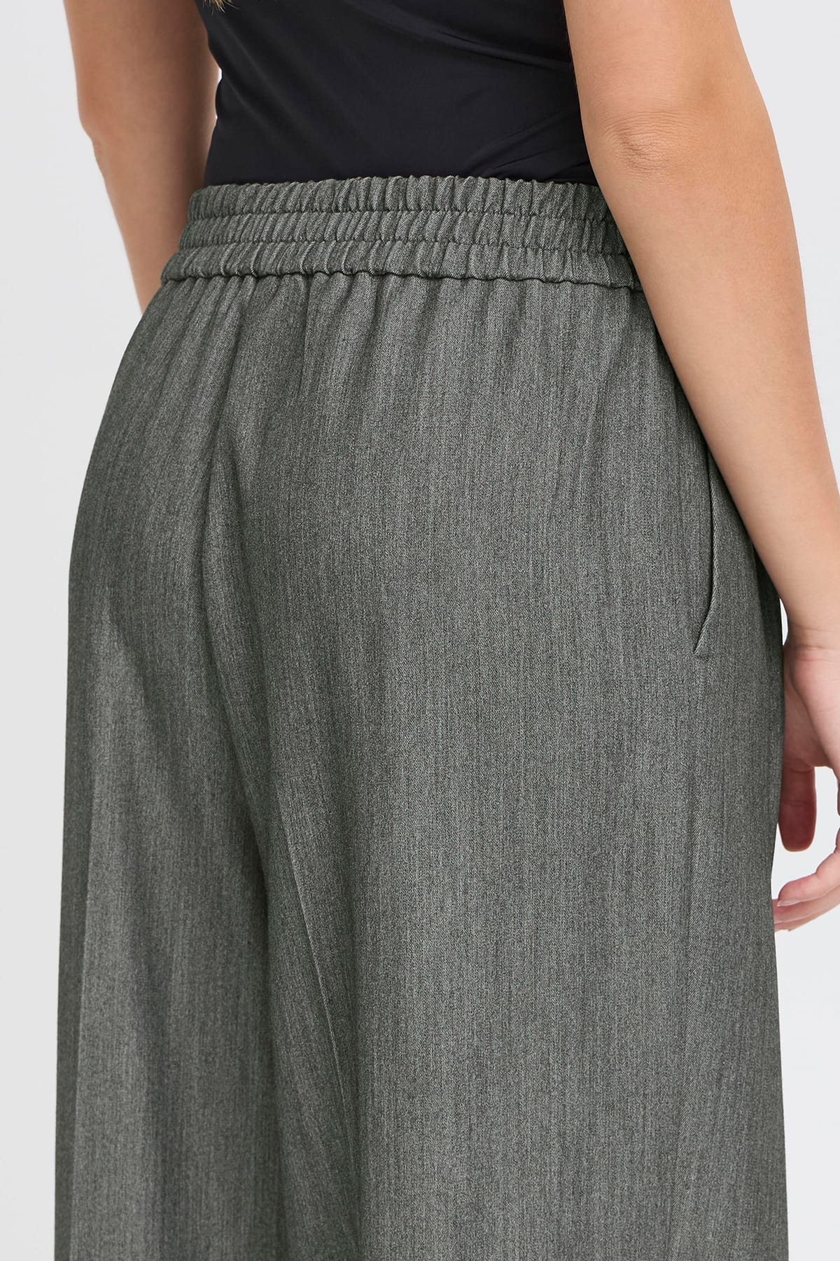 Hose IHFILANO PA2 Dark grey melange Hose ICHI