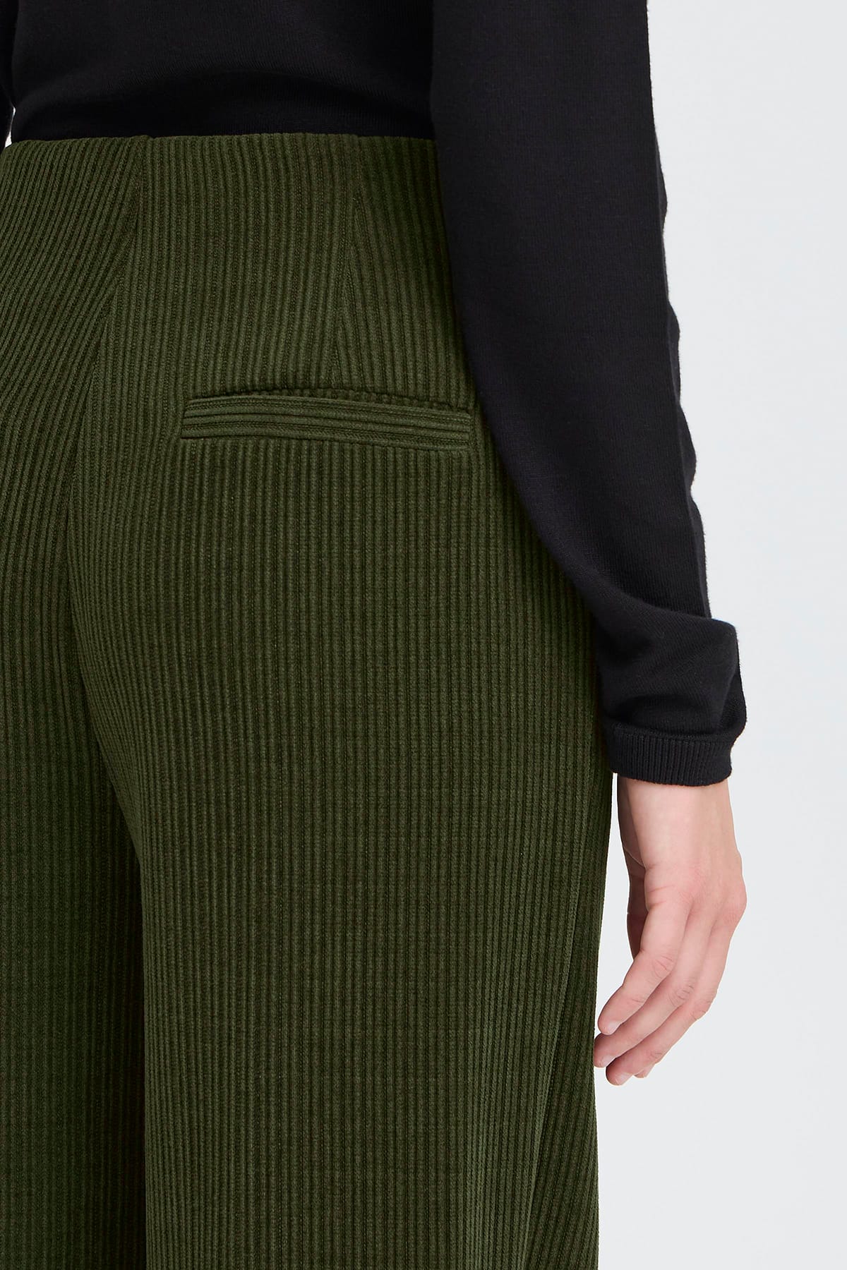 Hose IHKATE CORDUROY PA3 Rifle Green Hose ICHI