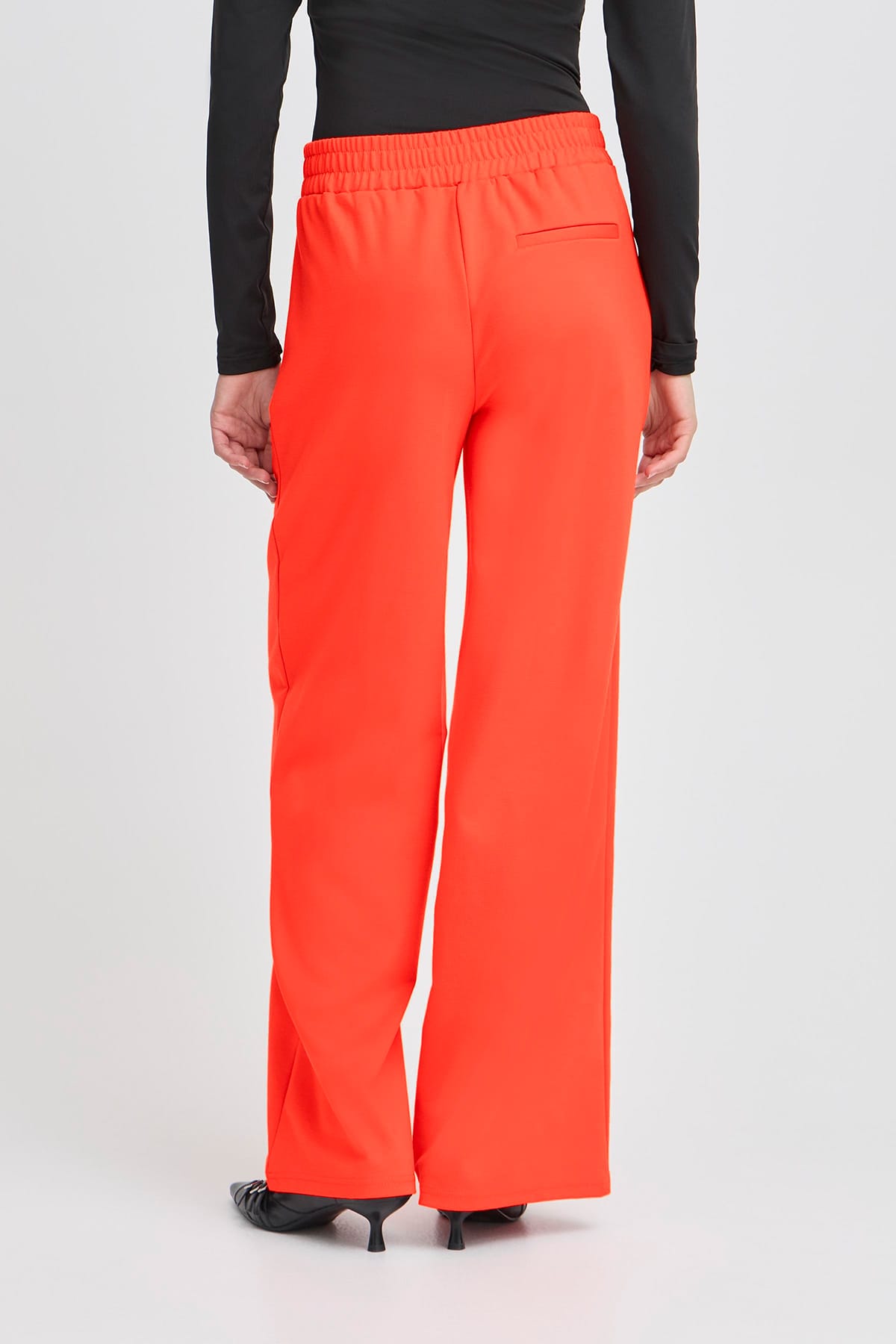 Hose IHKATE SUS LONG WIDE PA2 Poppy Red Hose ICHI