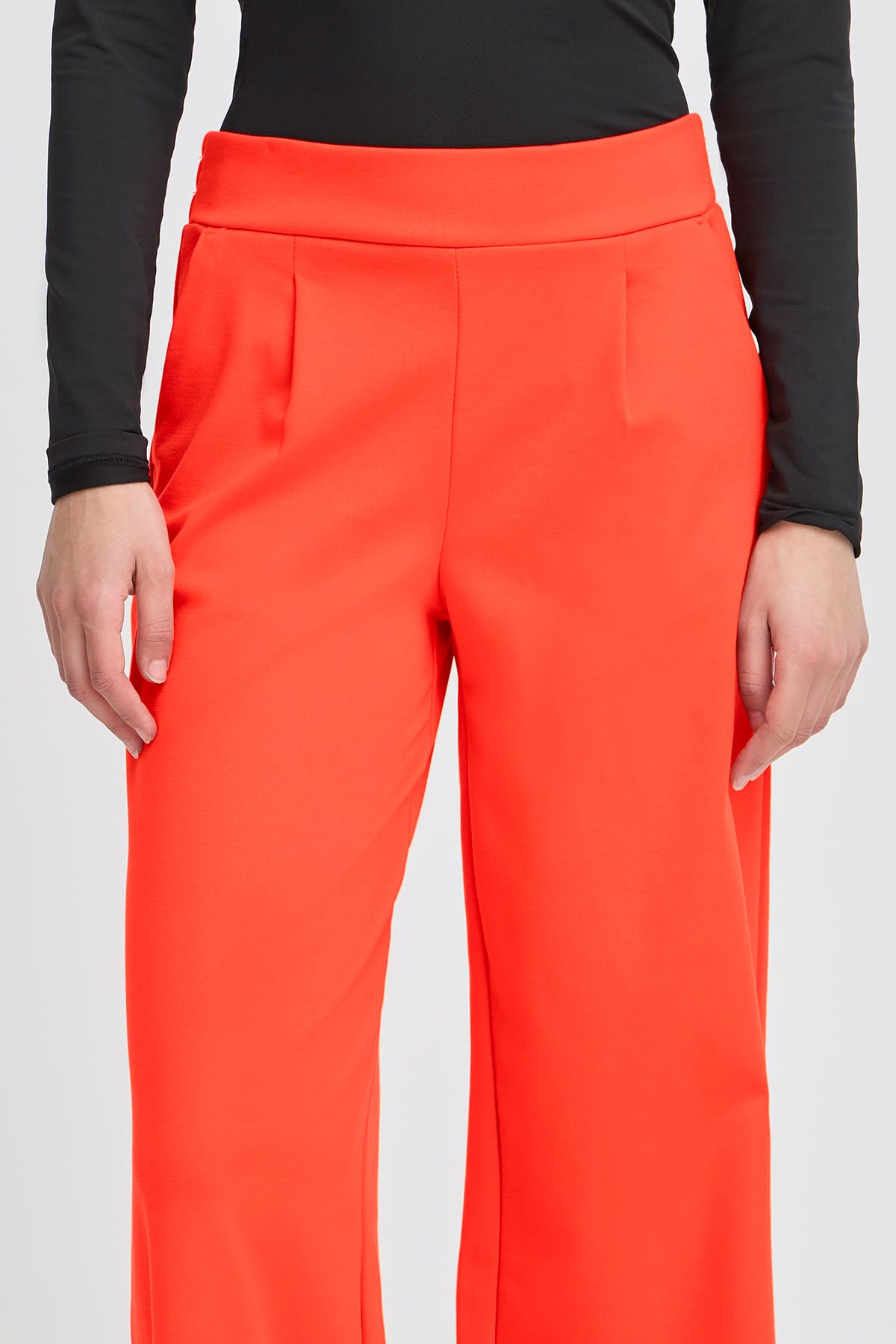 Hose IHKATE SUS LONG WIDE PA2 Poppy Red Hose ICHI