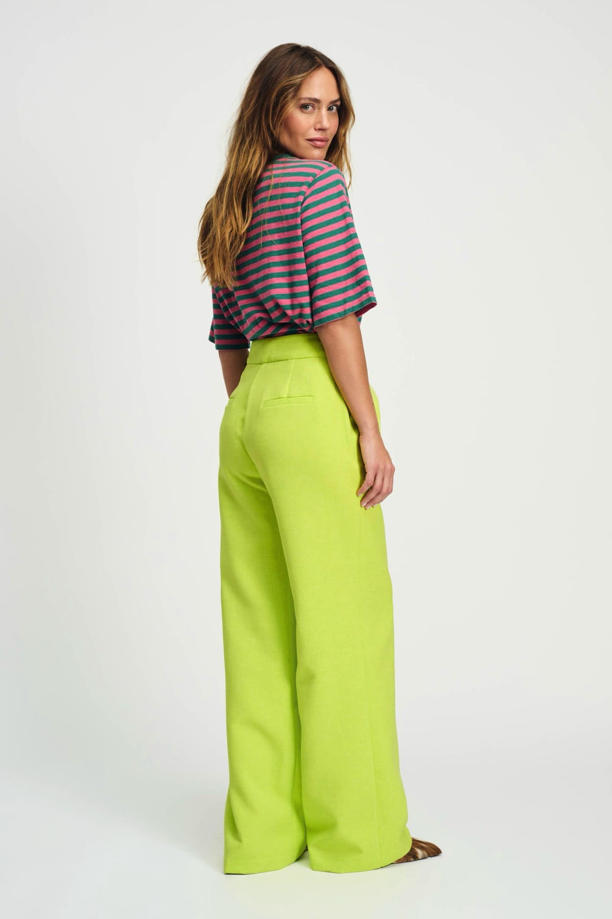 Hose - Summer Lime Green Hose POM Amsterdam
