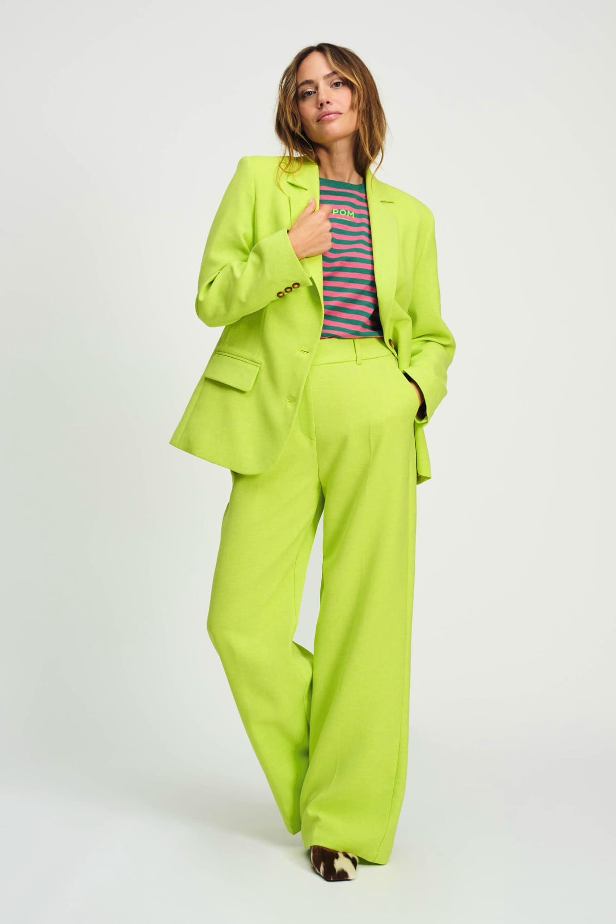 Hose - Summer Lime Green Hose POM Amsterdam