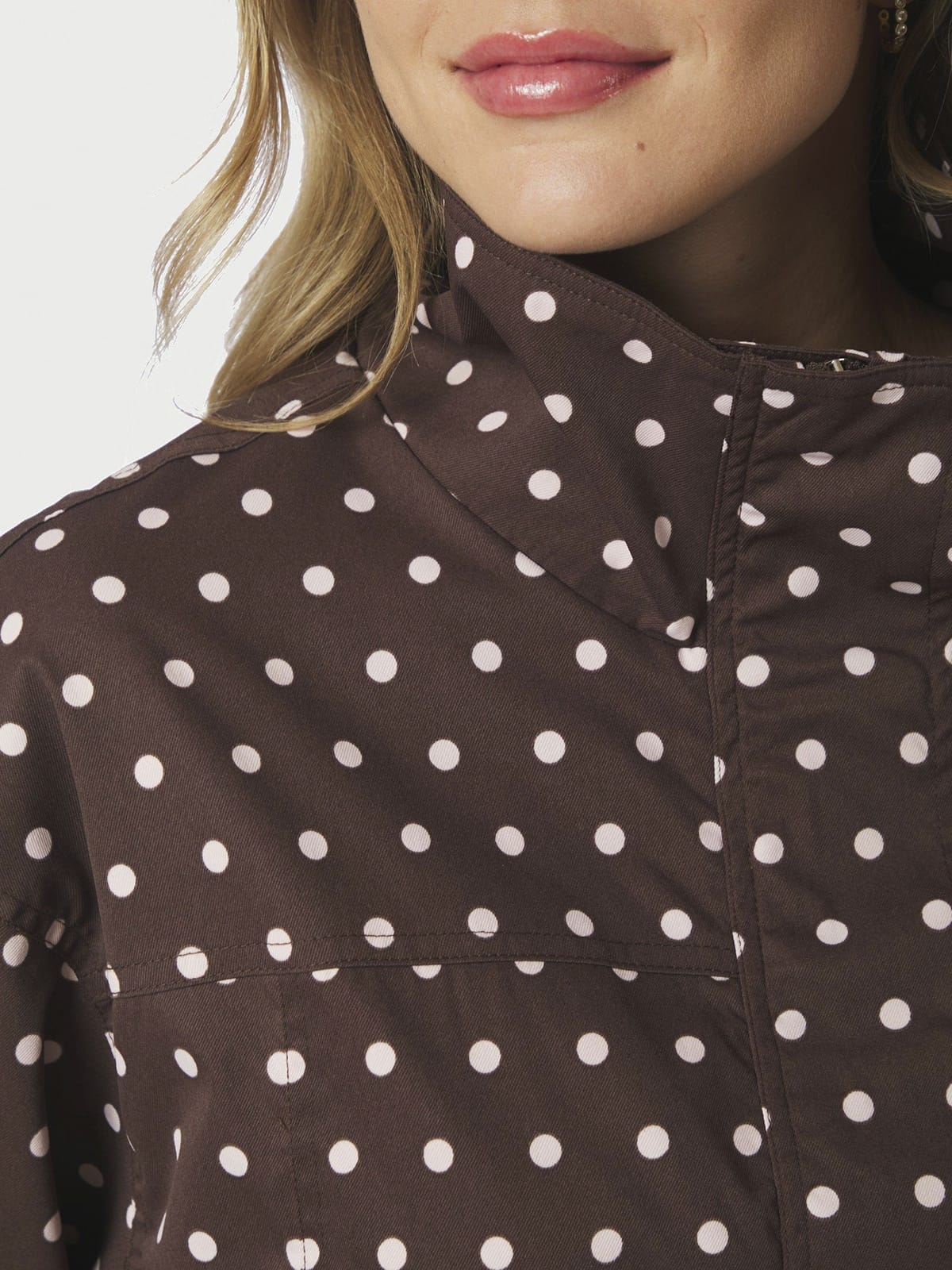 Jacke Callisa Dot Brown Jacke Neo Noir