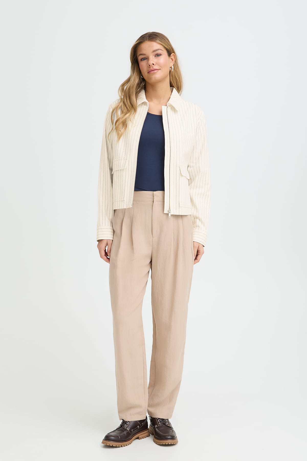 Jacke FRINEZ JA 1 CHOCOLATE STRIPE Jacke Fransa