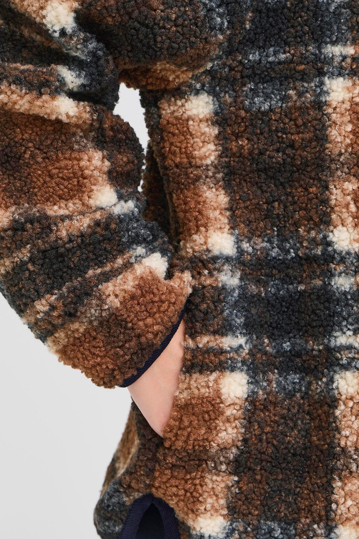 Jacke IHKOLIRA JA DARK NAVY CHECK Jacke ICHI