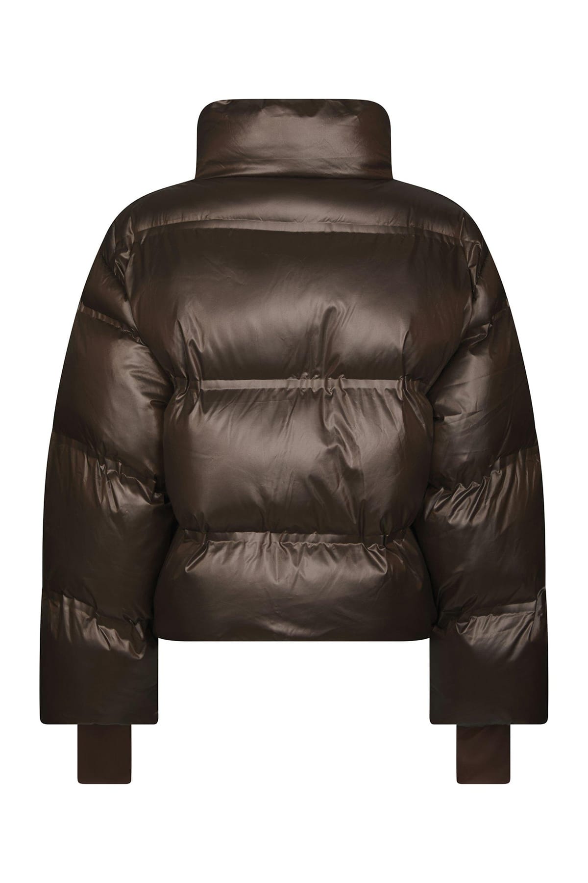 Jacke Rhea Shiny Puffer Chocolate Brown Jacke Neo Noir