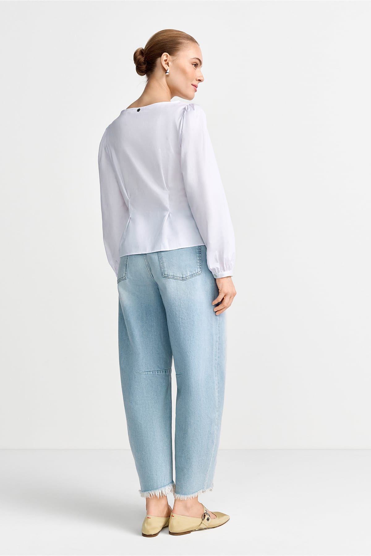 Jeans Barrel Deep denim blue Jeans Rich&Royal