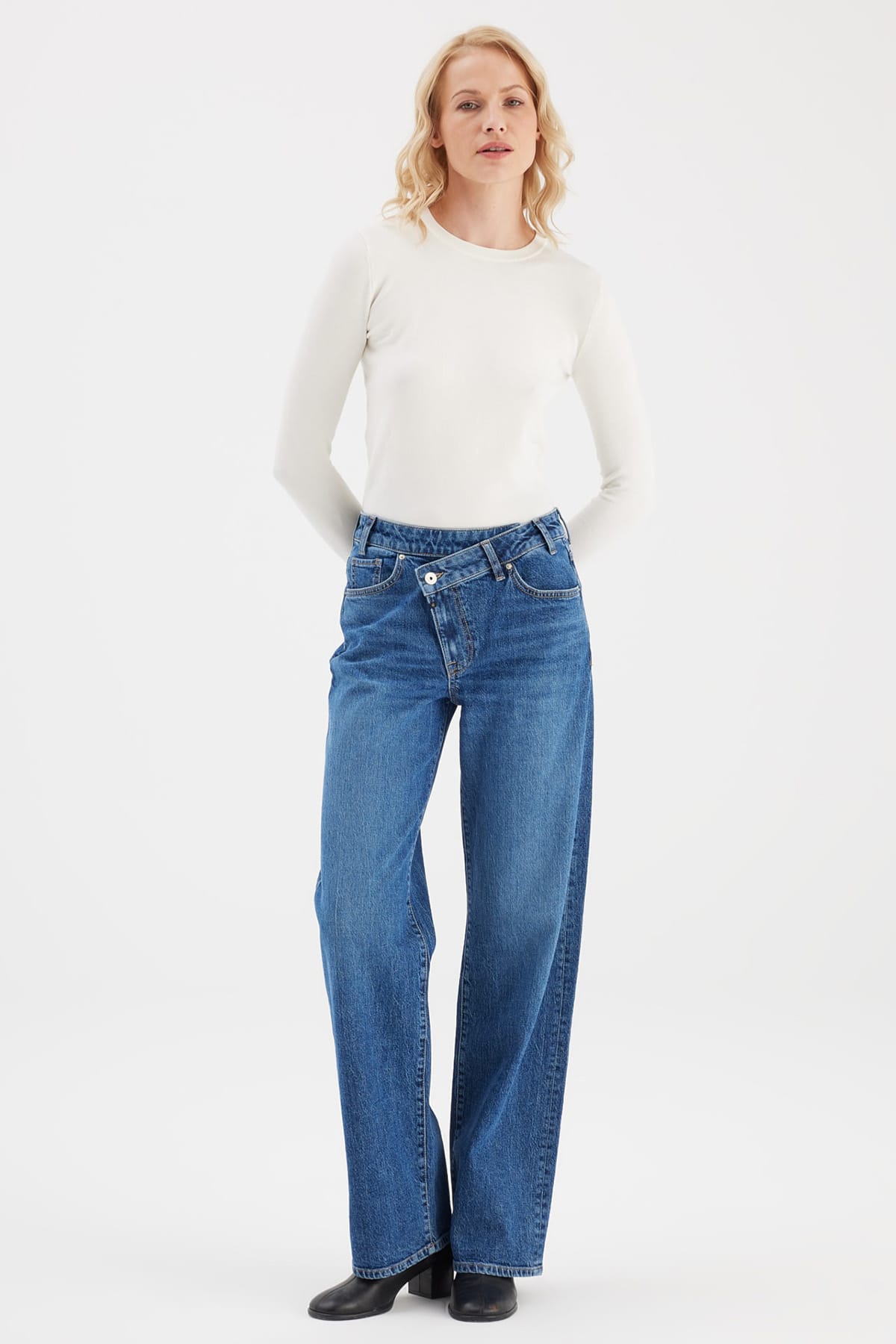 Jeans Cora Dark Blue Jeans C.O.J - Cup of Joe Denim