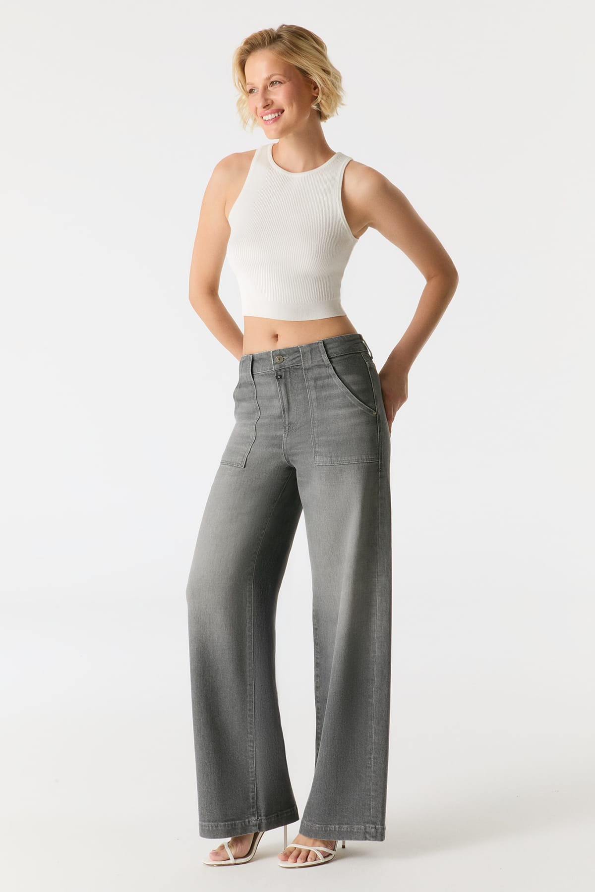 Jeans Lulu Grey Vintage Jeans C.O.J - Cup of Joe Denim