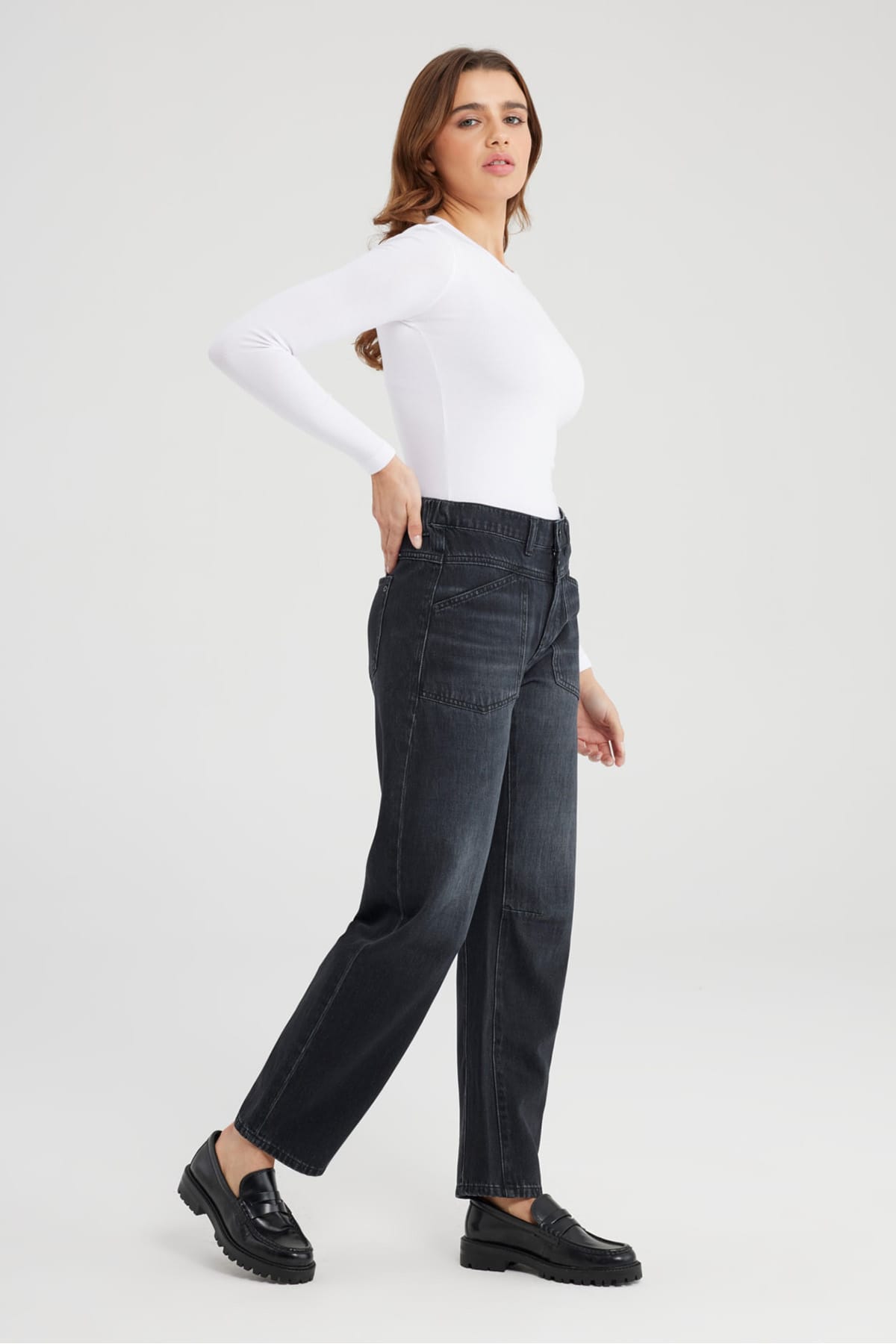 Jeans Selena Black Vintage Jeans C.O.J - Cup of Joe Denim