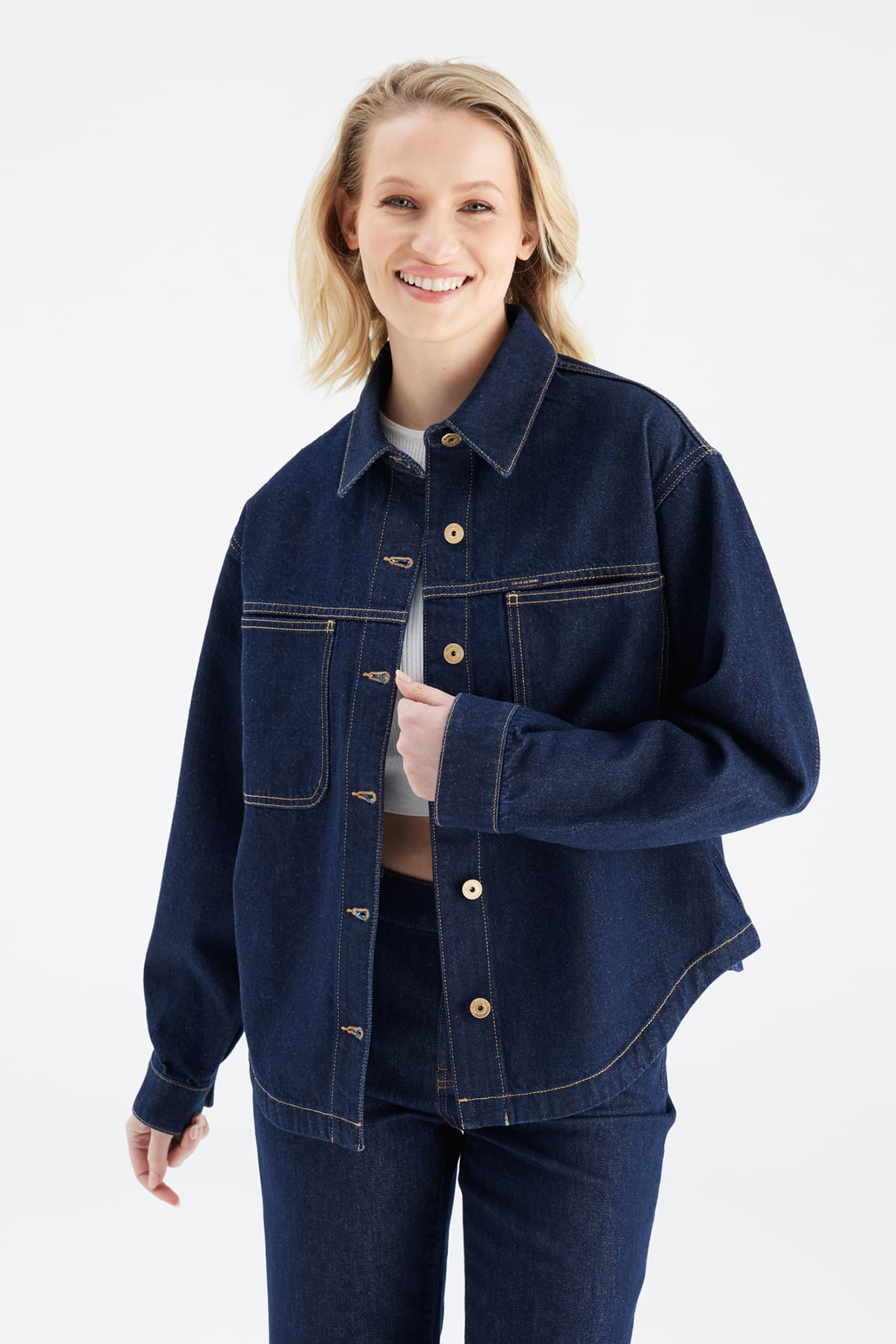 Jeansjacke Tamara Raw Jeansjacke C.O.J - Cup of Joe Denim