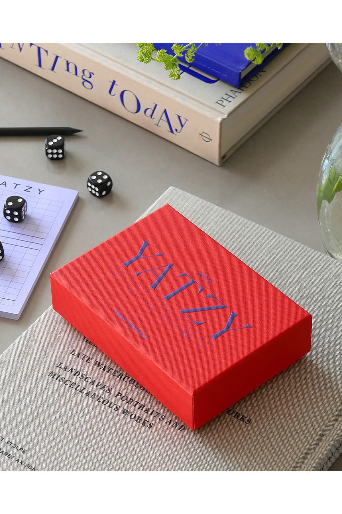 Klassisches Würfelspiel Yatzy Red Klassisches Würfelspiel Printworks