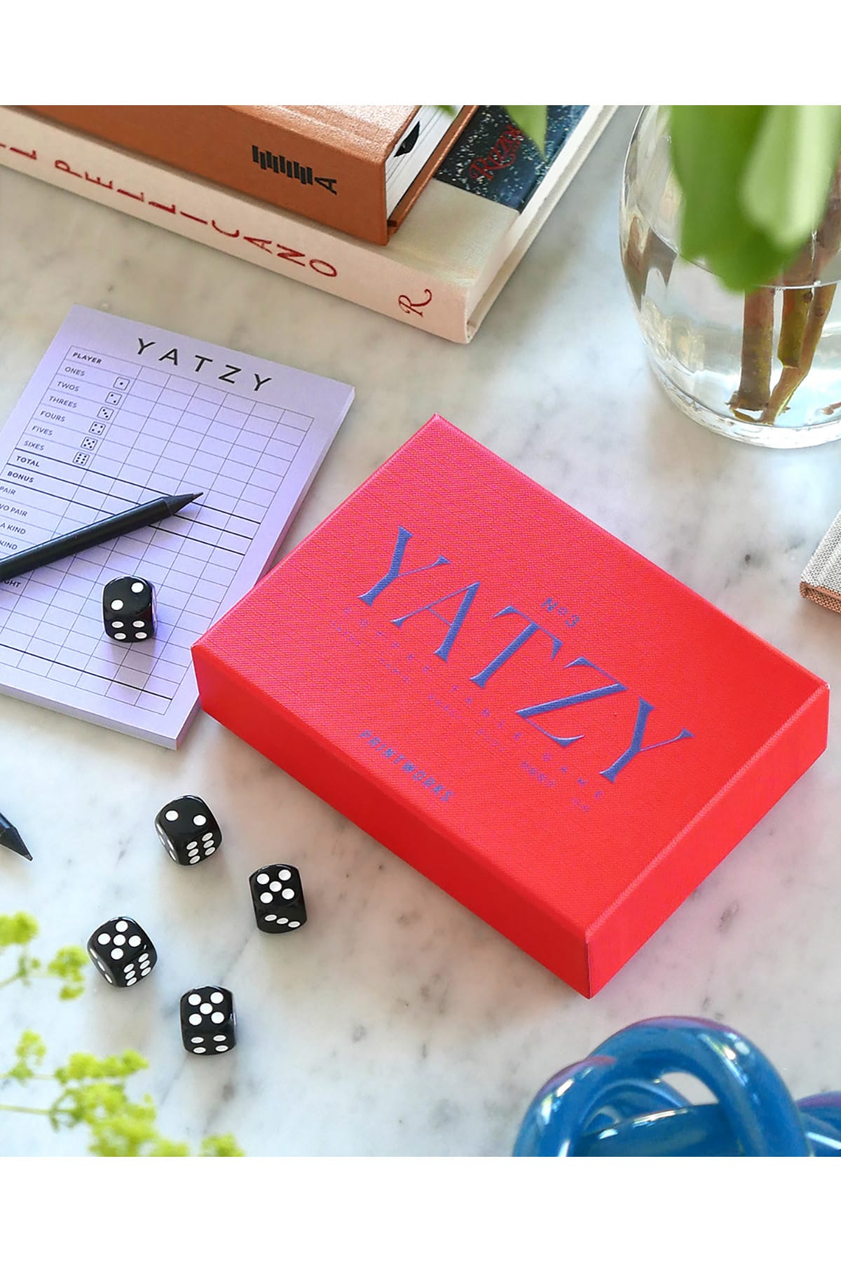 Klassisches Würfelspiel Yatzy Red Klassisches Würfelspiel Printworks