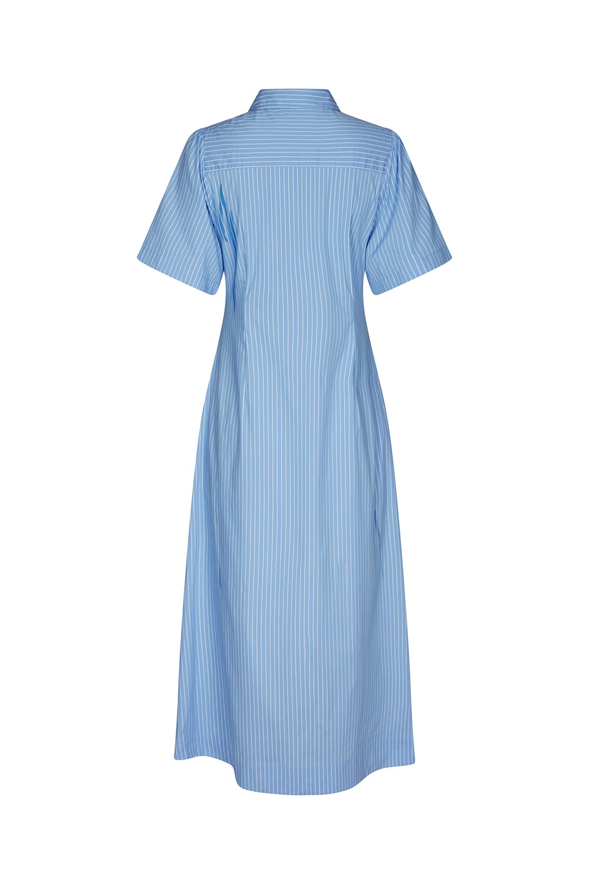 Kleid Baia Stripe Poplin Dress Light Blue Kleid Neo Noir