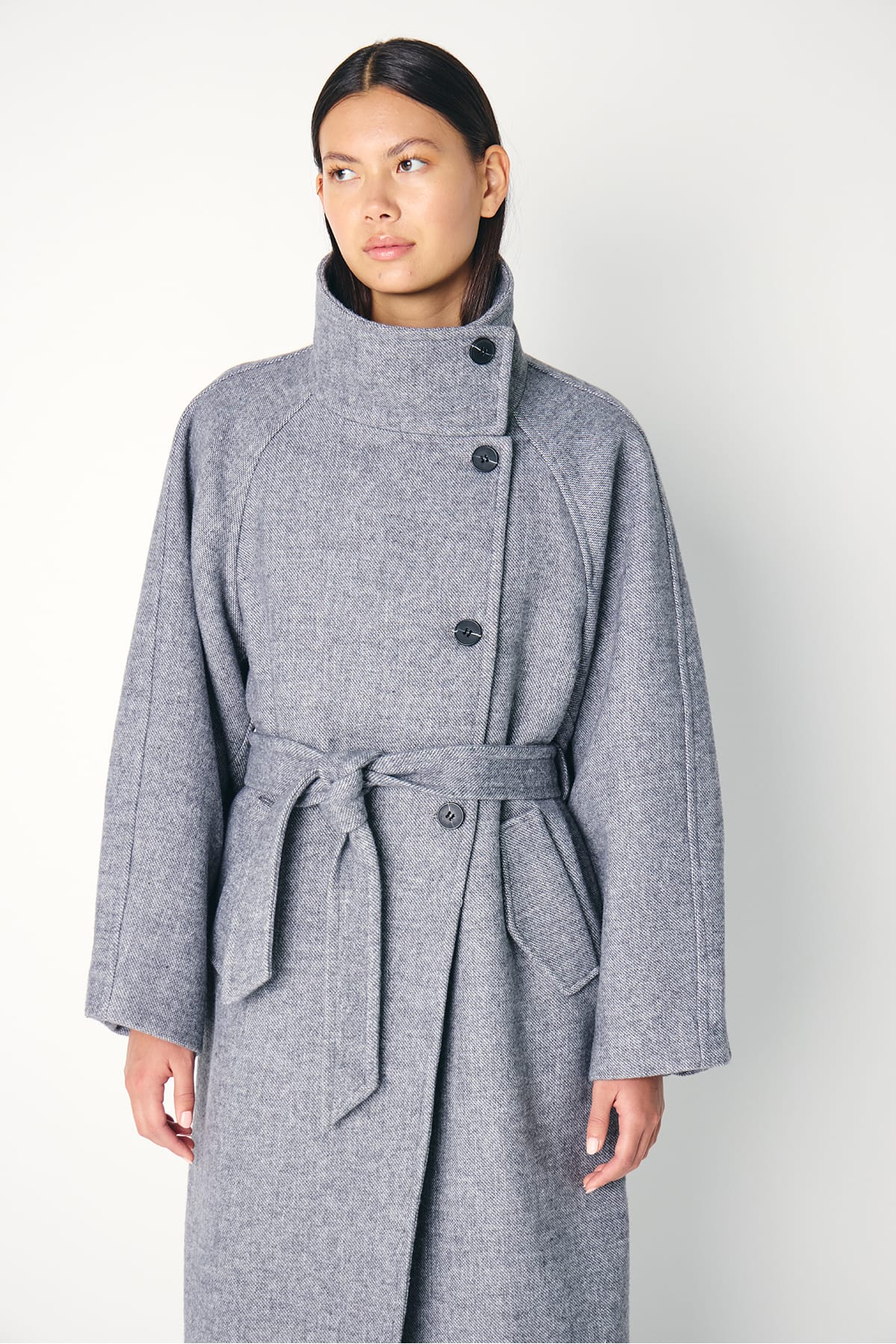 Mantel IHGAZIVA JA2 Grey melange Mantel ICHI