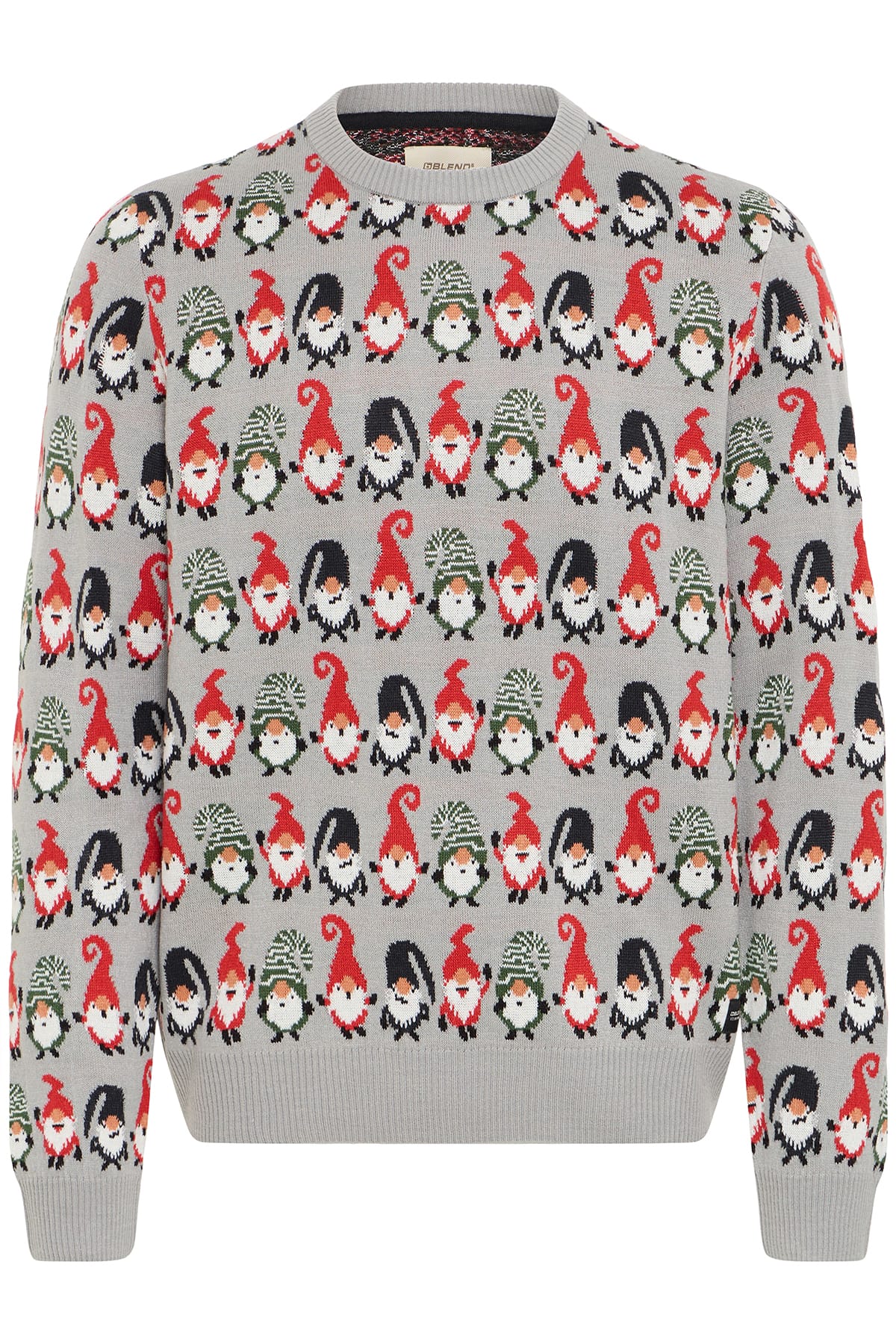 Pullover BHMEMPHIS CHRISTMAS KNIT GRIFFIN MELANGE Pullover Blend