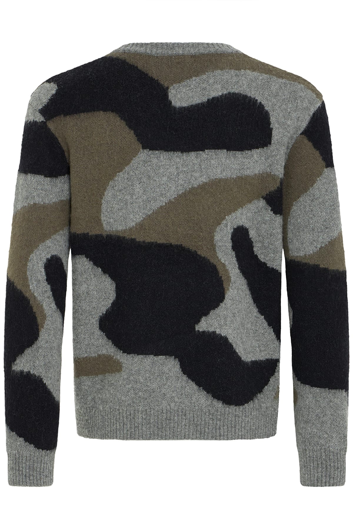 Pullover CFESKO CREW NECK KNIT Castlerock Melange Pullover Casual Friday