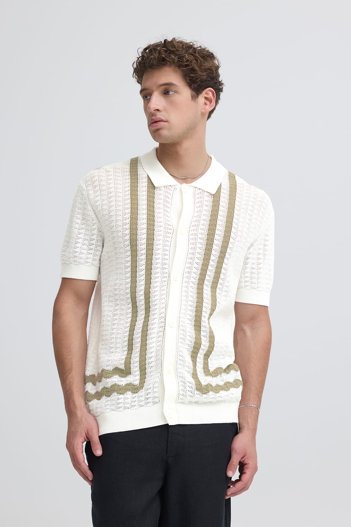 Pullover CFHOLLA KNIT MARSHMALLOW Pullover Casual Friday