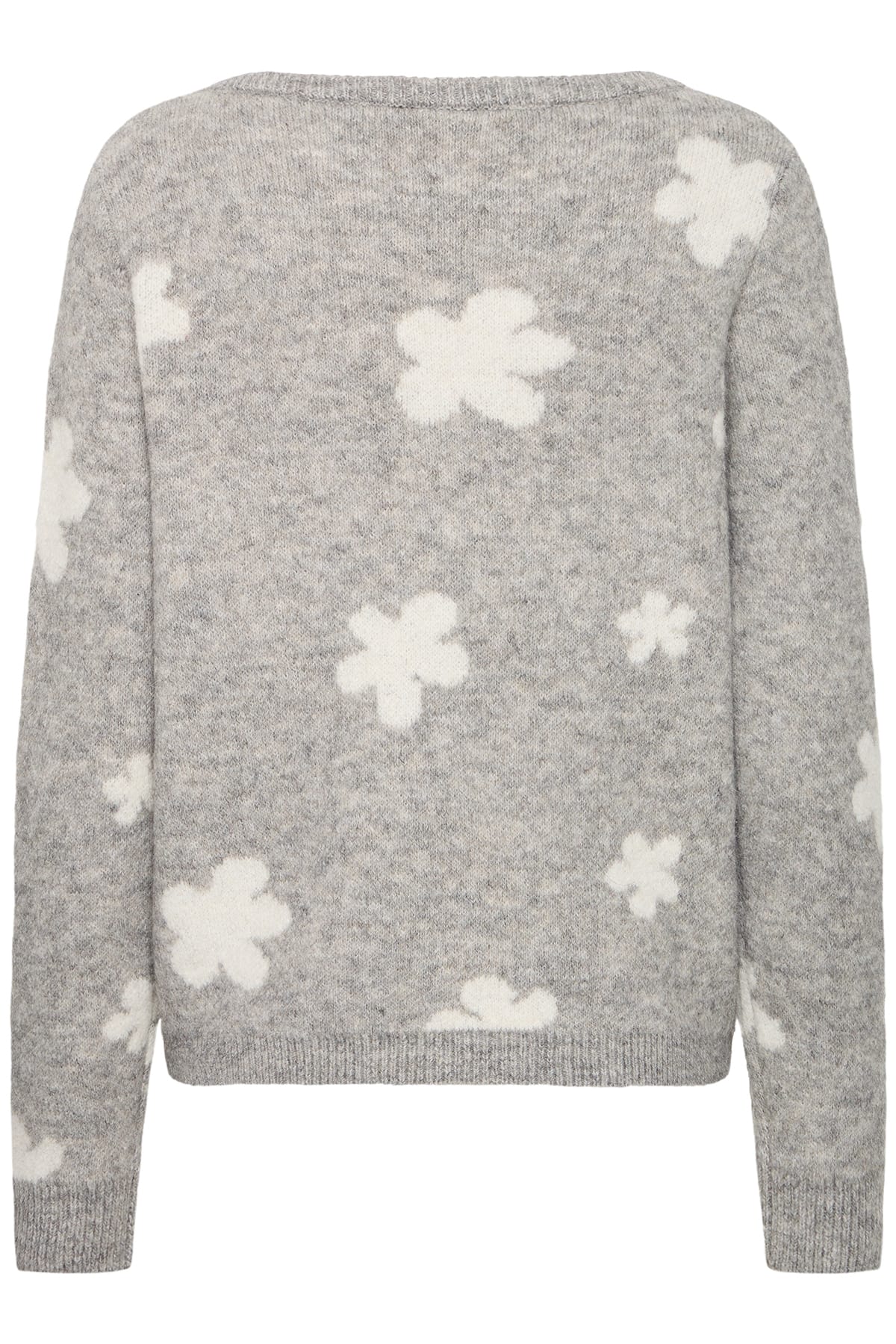 Pullover IHKAMARA LS23 Grey melange Pullover ICHI