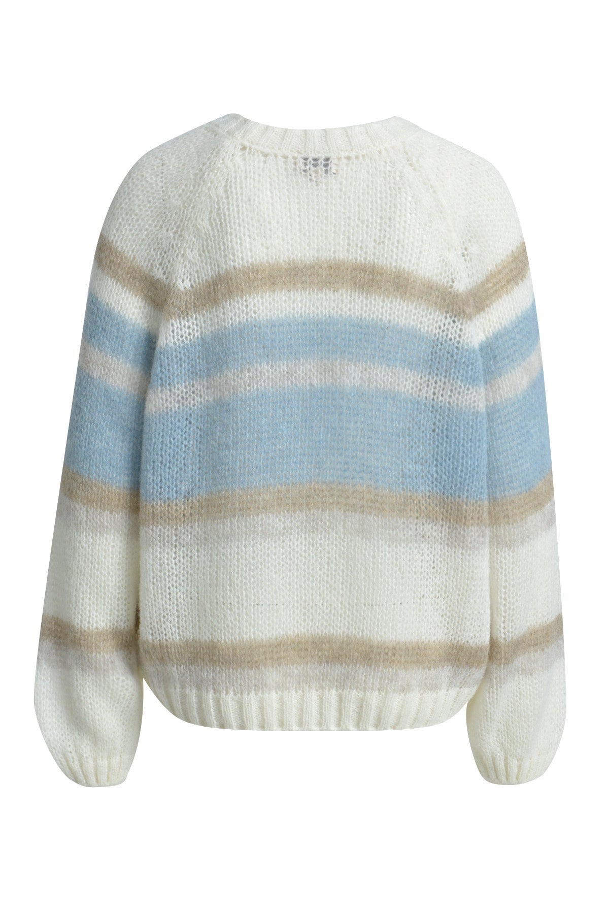 Pullover roundneck 1/1 raglan sleeve cornflower print Pullover Milano