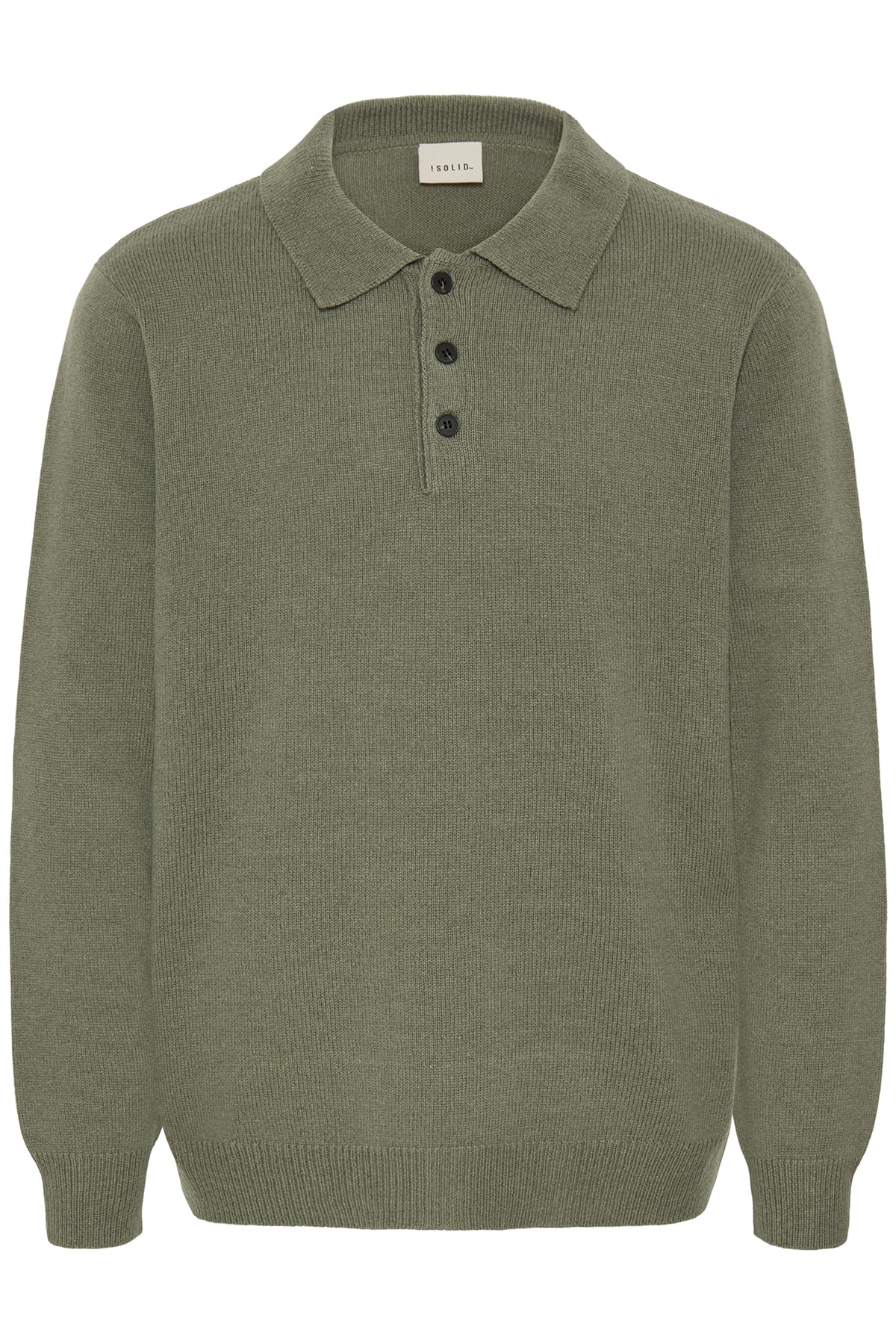 Pullover SDRICK POLO Agave Green Pullover Solid