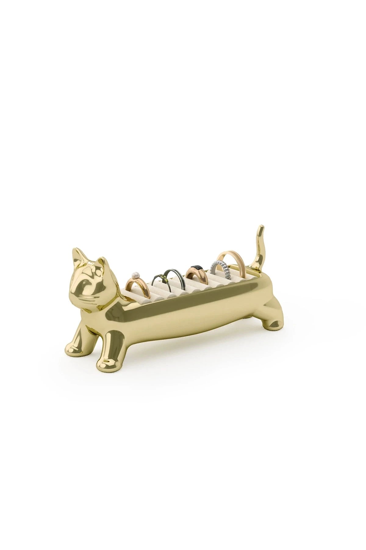 Ringhalter ALI CAT RING HOLDER BRASS Ringhalter Umbra